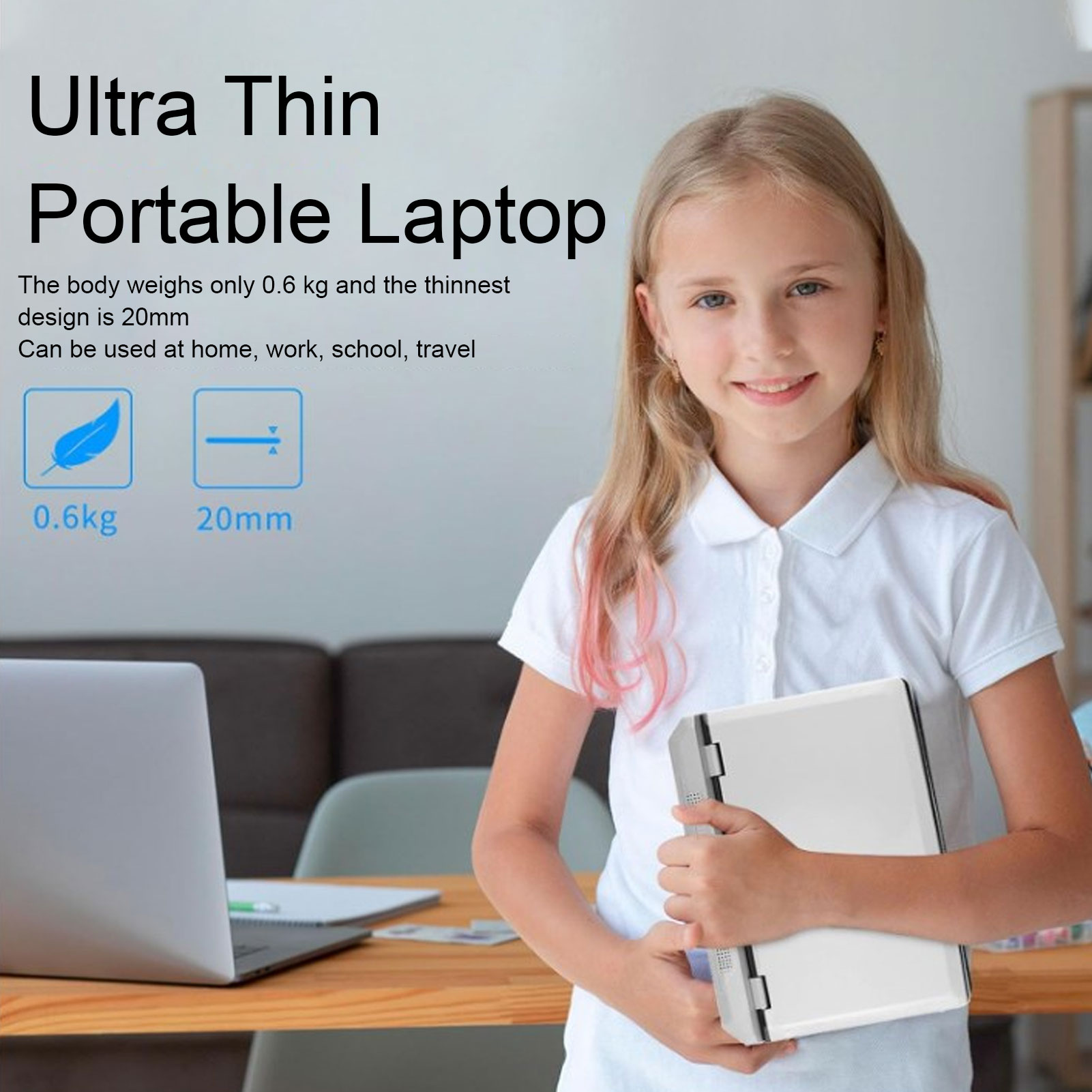 7 Zoll Pocket Touchscreen Laptop Notebook PC Computer 12GB DDR4L 1TB SSD 2MP F - Bild 30 von 30