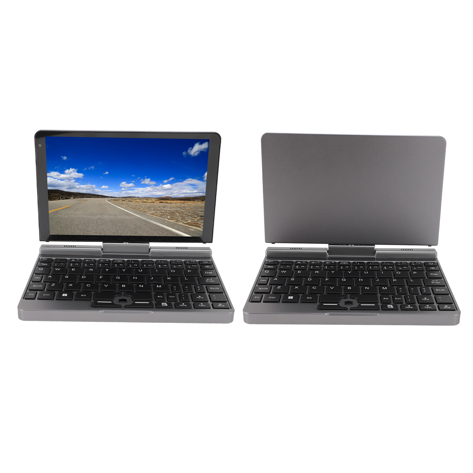 2 In 1 Laptop 8in HD Touchscreen Tablet Portable Small Pocket Computer 12GB Kit - Picture 27 of 30