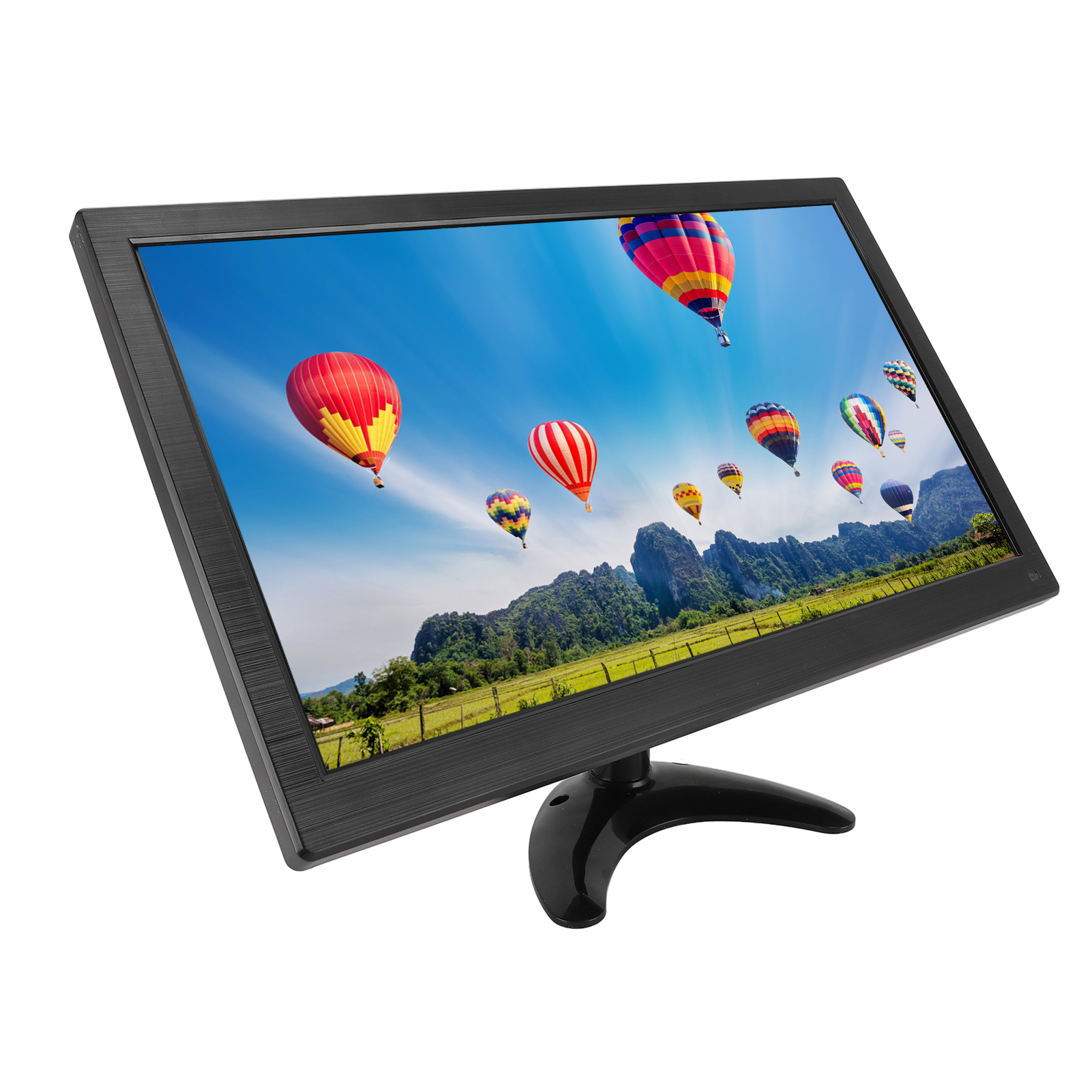 15.6in External Screen With Speaker 1920x1080 BNC AV VGA HD Multimedia Interf CB - Afbeelding 32 van 36