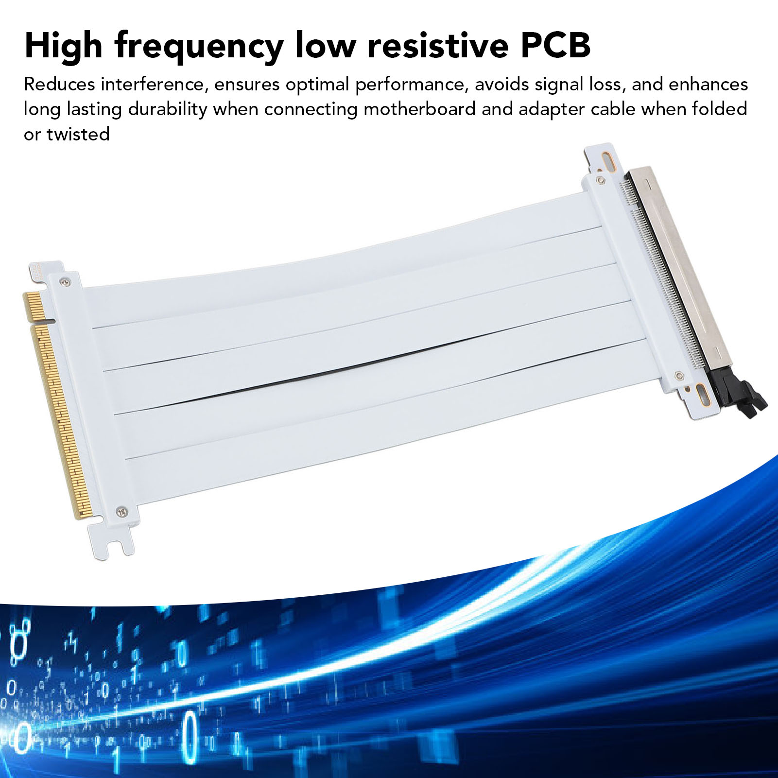 Neu PCIE 5.0 X16 Riser Kabel PCB 128Gbps High Speed Flexible GPU Extension Rise - Afbeelding 27 van 28