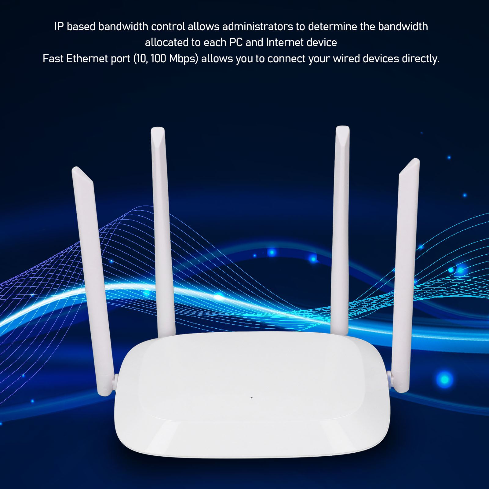 WiFi Wireless Router 4 Antenna 300Mbps High Speed Home Internet Router For AM - Afbeelding 28 van 28