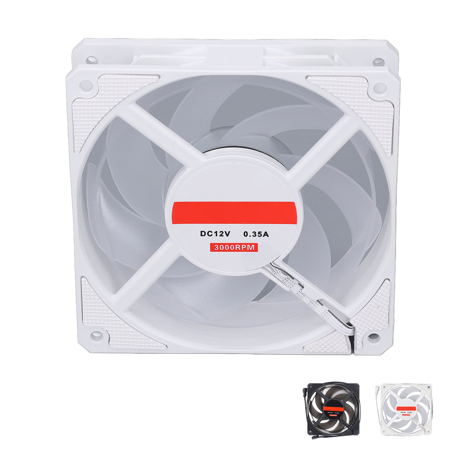 PWM Bearing Case Fan 120mm 3000RPM 4 Pin Quiet 7 Blades MFDB Computer Case Co FY - Afbeelding 28 van 30