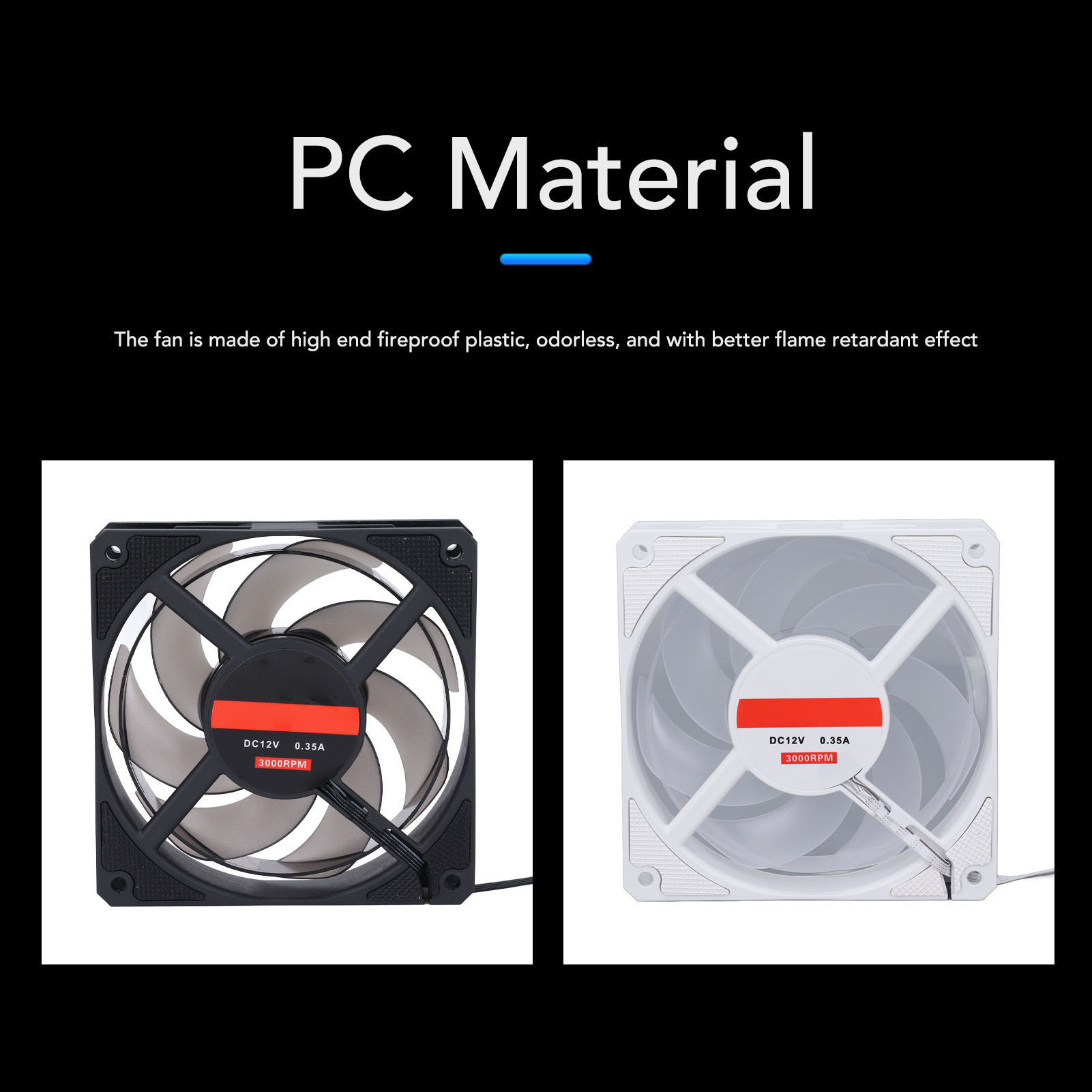 PWM Bearing Case Fan 120mm 3000RPM 4 Pin Quiet 7 Blades MFDB Computer Case Co FY - Afbeelding 25 van 30