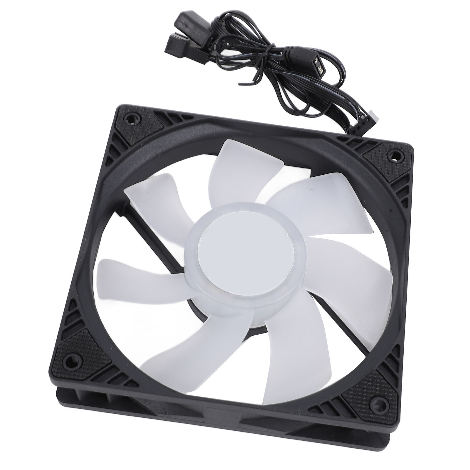 PC Case Fan Reverse Blade 120mm 4PIN PWM 5V ARGB MFDB Hydraulic Bearing 150 SLK - Photo 15/18
