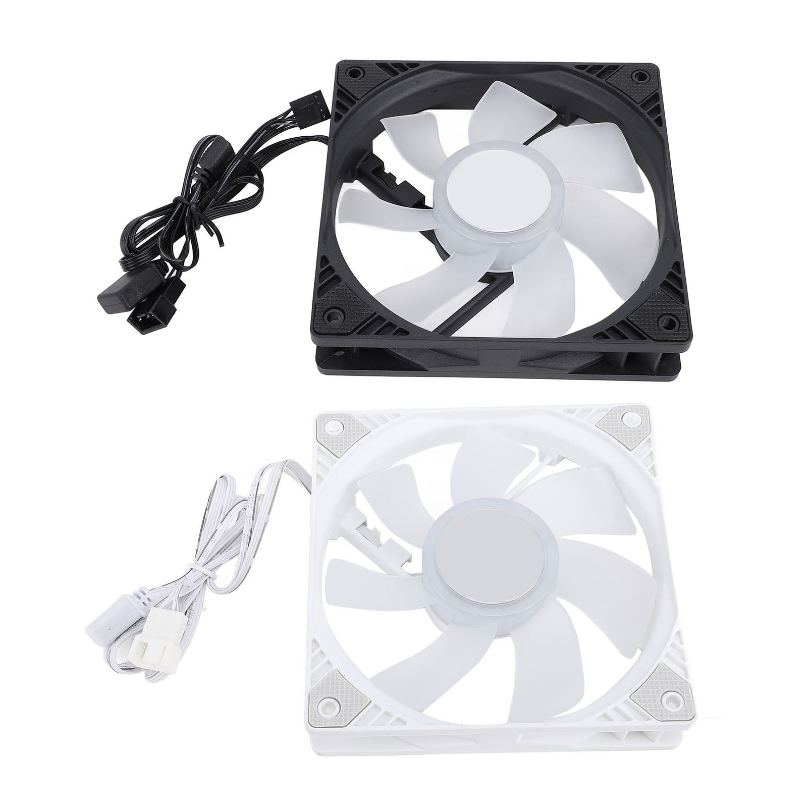 PC Case Fan Reverse Blade 120mm 4PIN PWM 5V ARGB MFDB Hydraulic Bearing 150 SLK - Photo 16/18