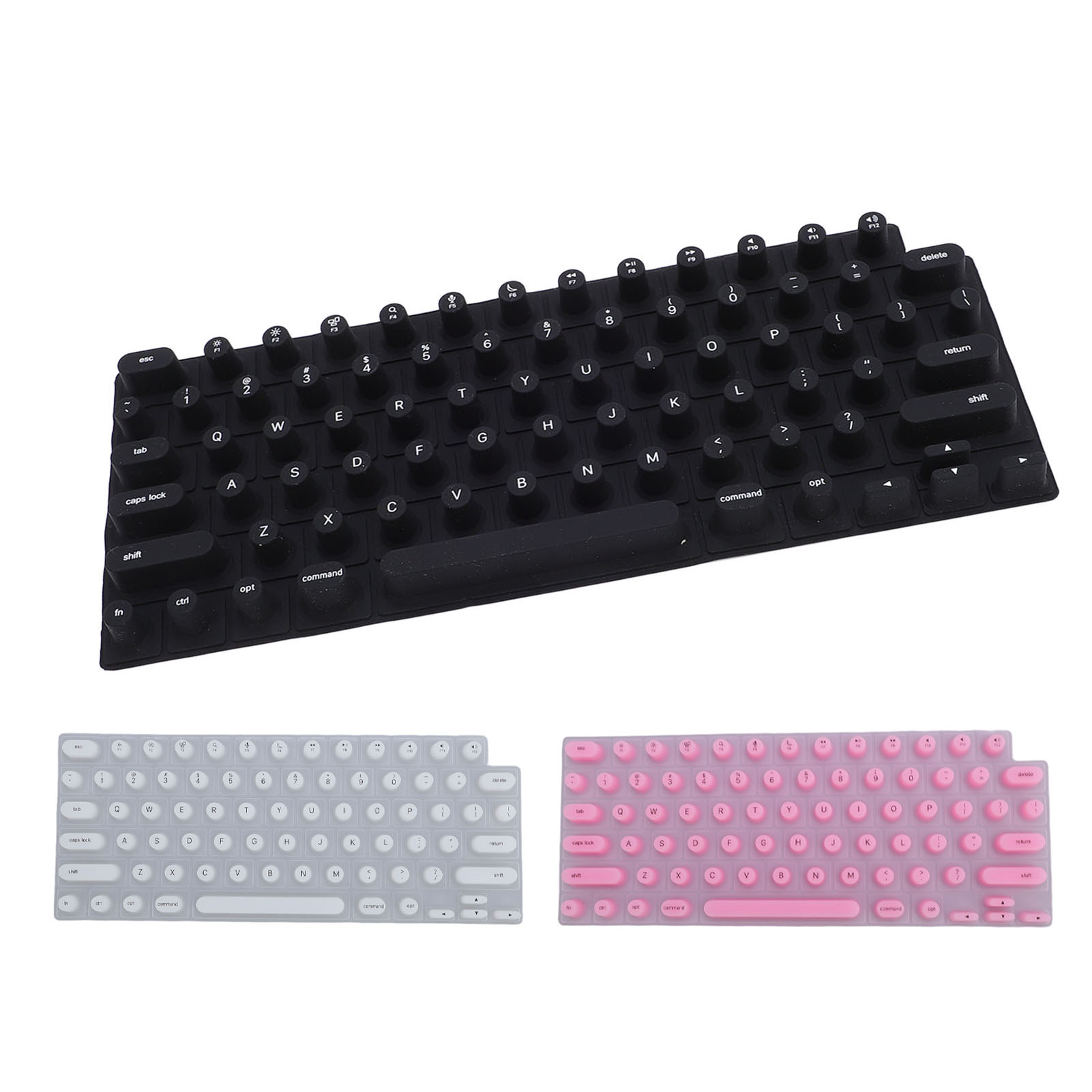 Keyboard Cover For OS X Laptop Soft Silicone Comfortable Typing Raised Keyb NTS - Afbeelding 30 van 30