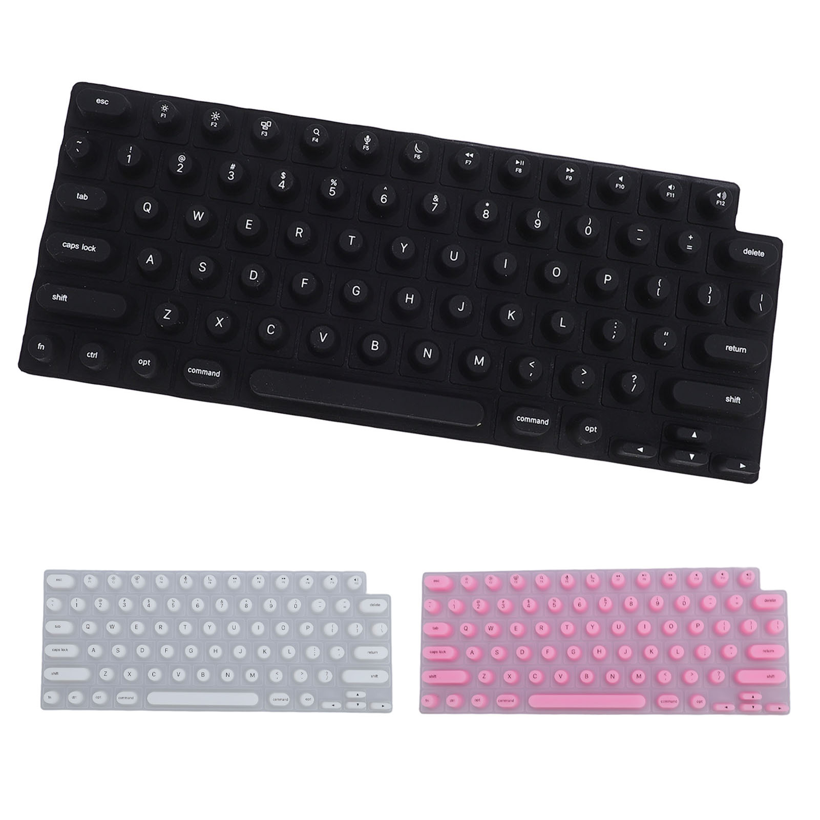 Keyboard Cover For OS X Laptop Soft Silicone Comfortable Typing Raised Keyb URS - Bild 28 von 30