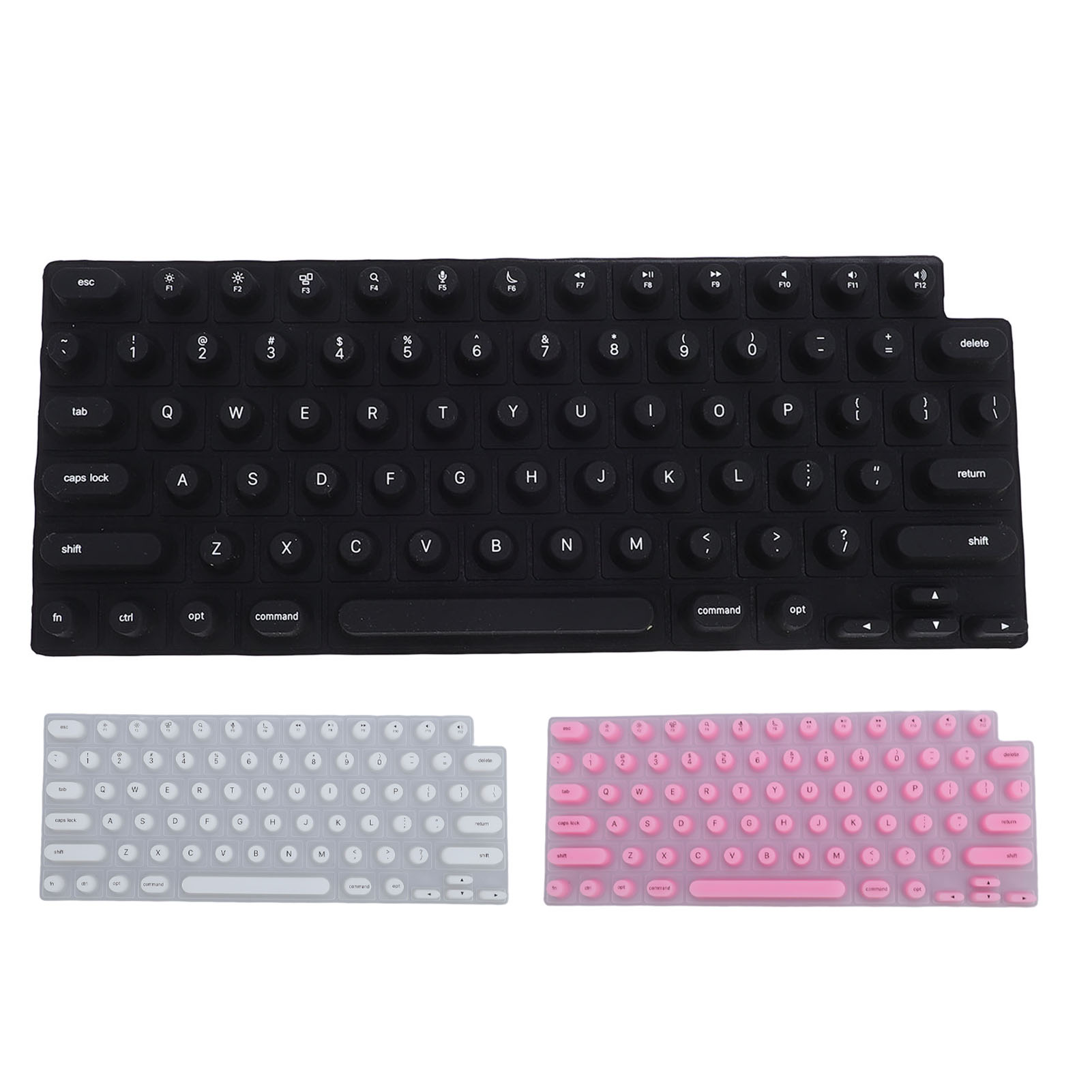 Keyboard Cover For OS X Laptop Soft Silicone Comfortable Typing Raised Keyb KUI - Afbeelding 26 van 30