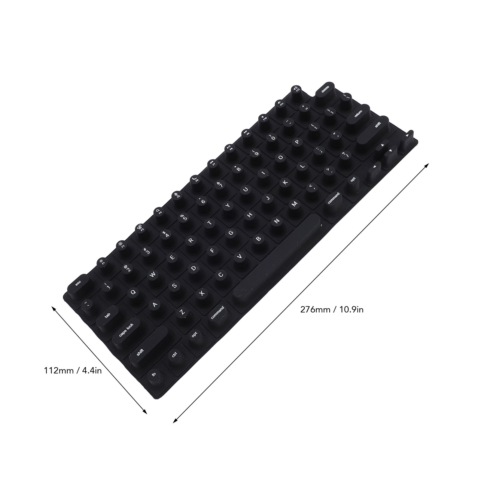 Keyboard Cover For OS X Laptop Soft Silicone Comfortable Typing Raised Keyb KUI - Afbeelding 25 van 30