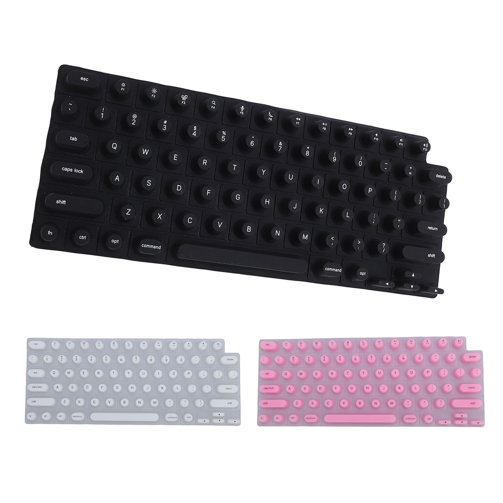 Keyboard Cover For OS X Laptop Soft Silicone Comfortable Typing Raised Keyb URS - Bild 26 von 30
