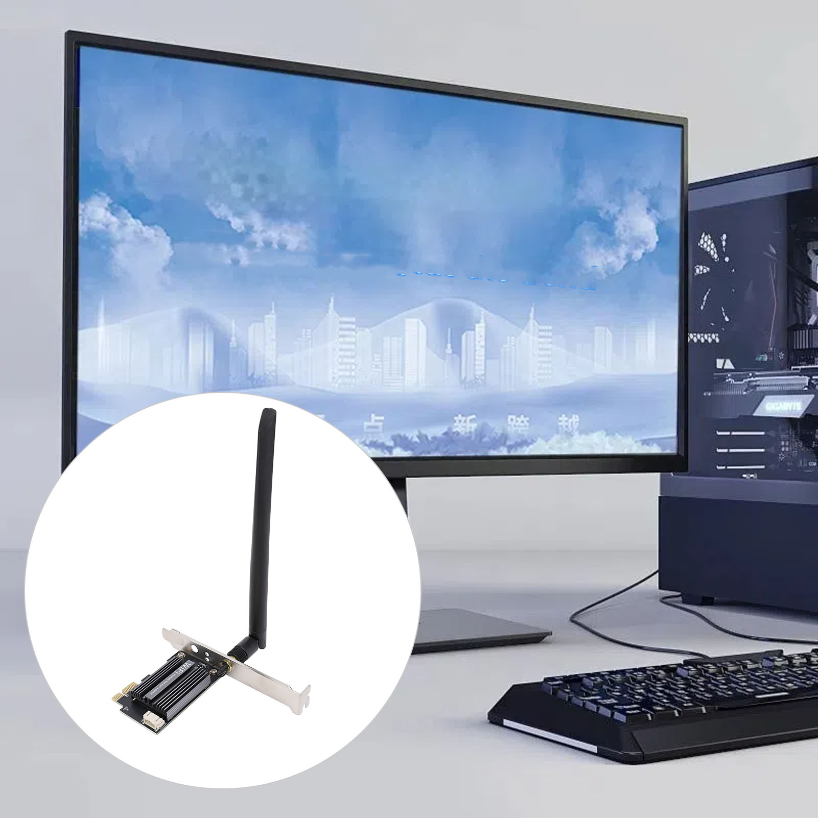 For AX900 Pro PCI E Network Card Double Band BT 5.2 Desktop PC WiFi6 Card Fo - Photo 14/18
