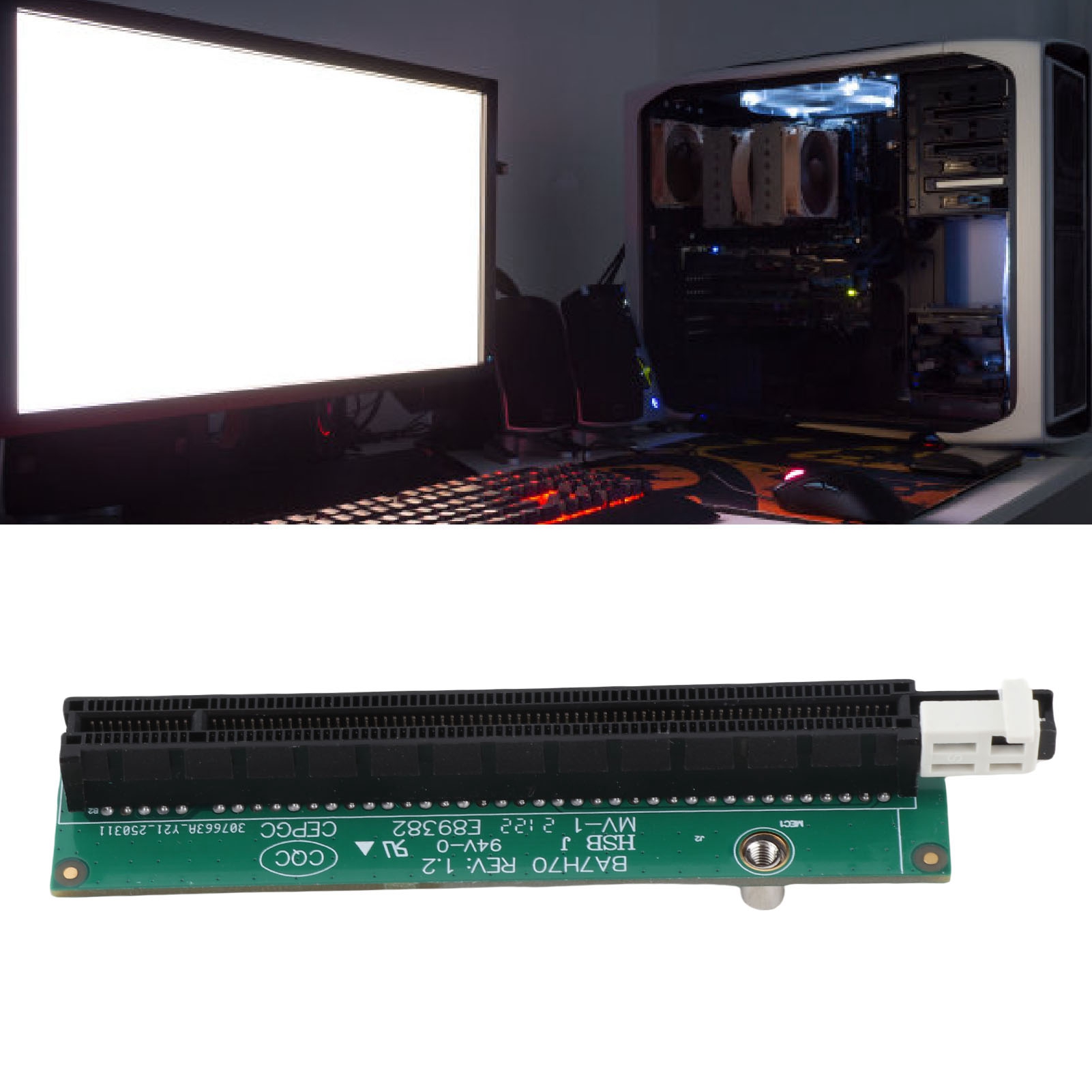 PCI E Graphic Card Adapter Tiny 5 PCIE16 Riser For ThinkCentre M920q M920x KUI - Bild 26 von 29