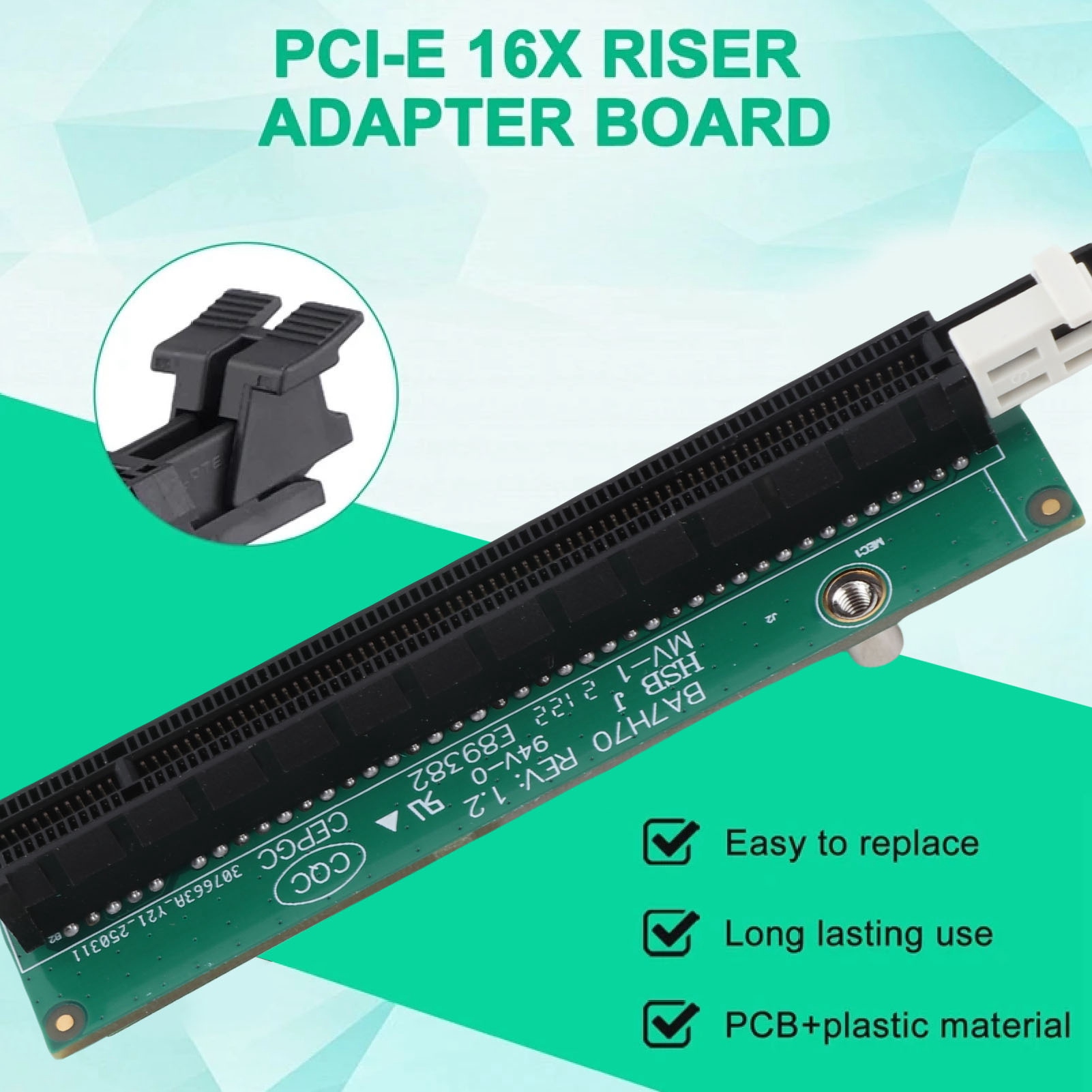 PCI E RISER -Karte Ersatz -PCI E -Grafikkartenadapter 01AJ940 Für Computer - Bild 25 von 29