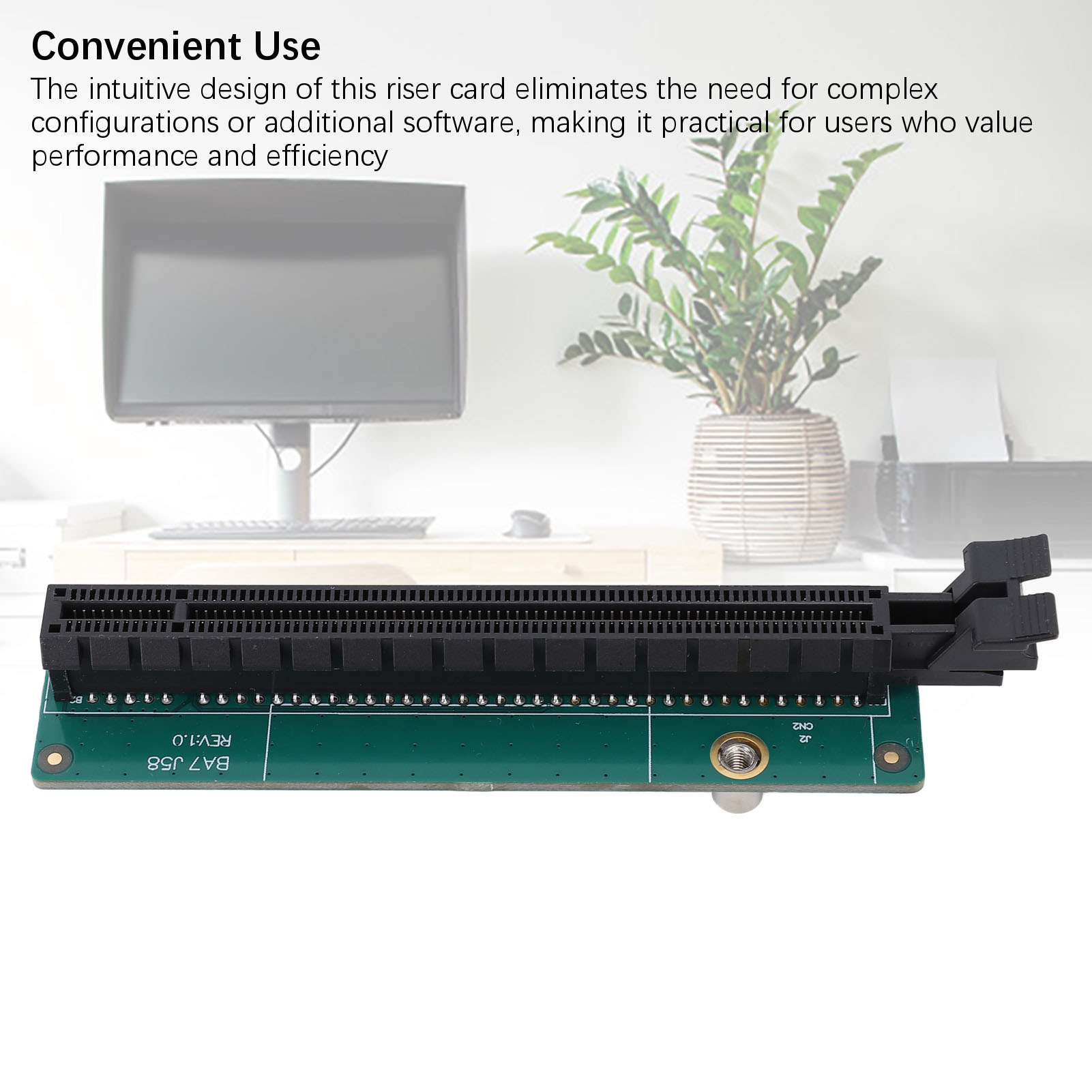PCI E 16X Riser Card 5C50W00877 Network Adapter Card Replacement For P340 P - Photo 18/18