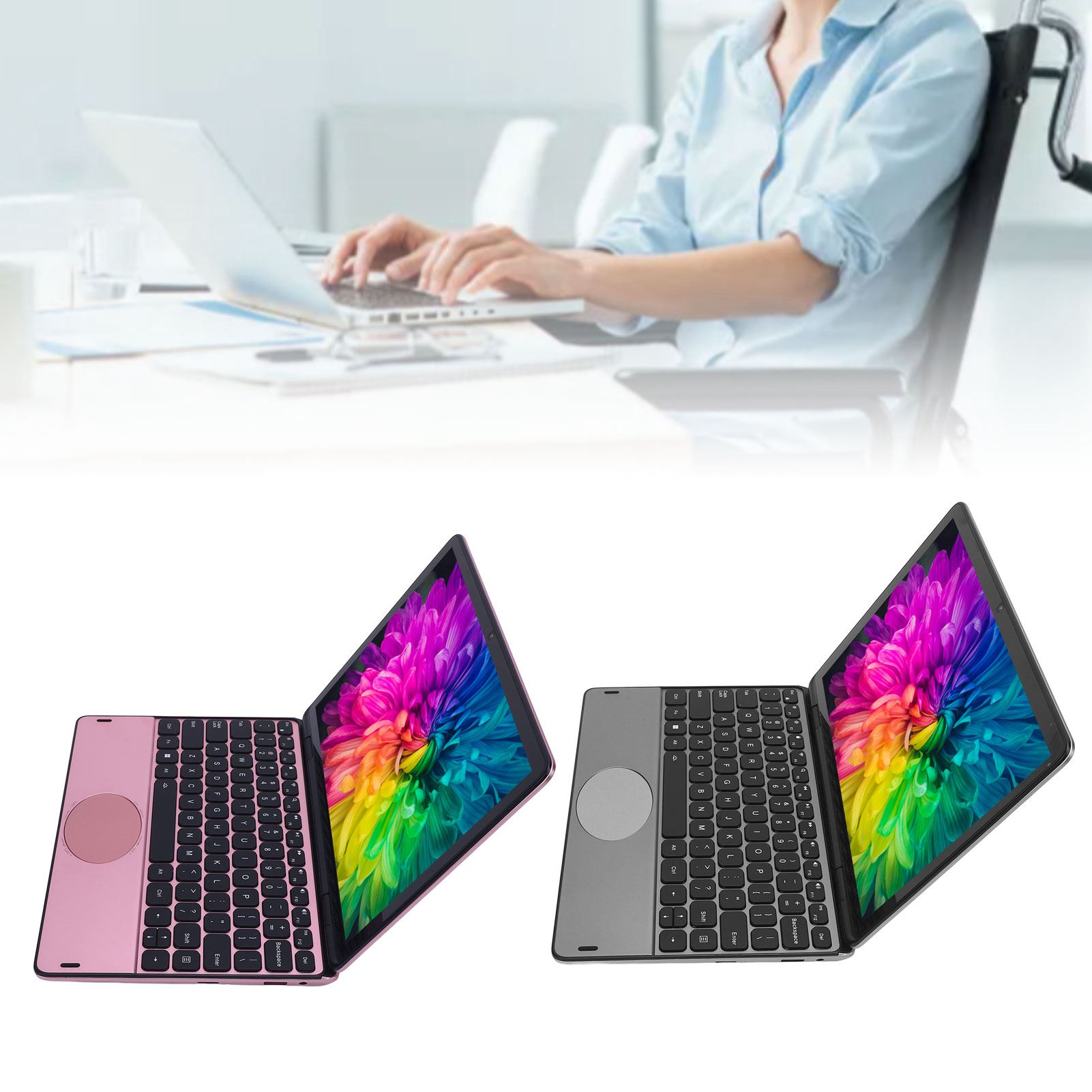 Hot 11 Inch Convertible Laptop With 1920 X 1200 HD Touchscreen 360° Flip DDR4 3 - Picture 23 of 24