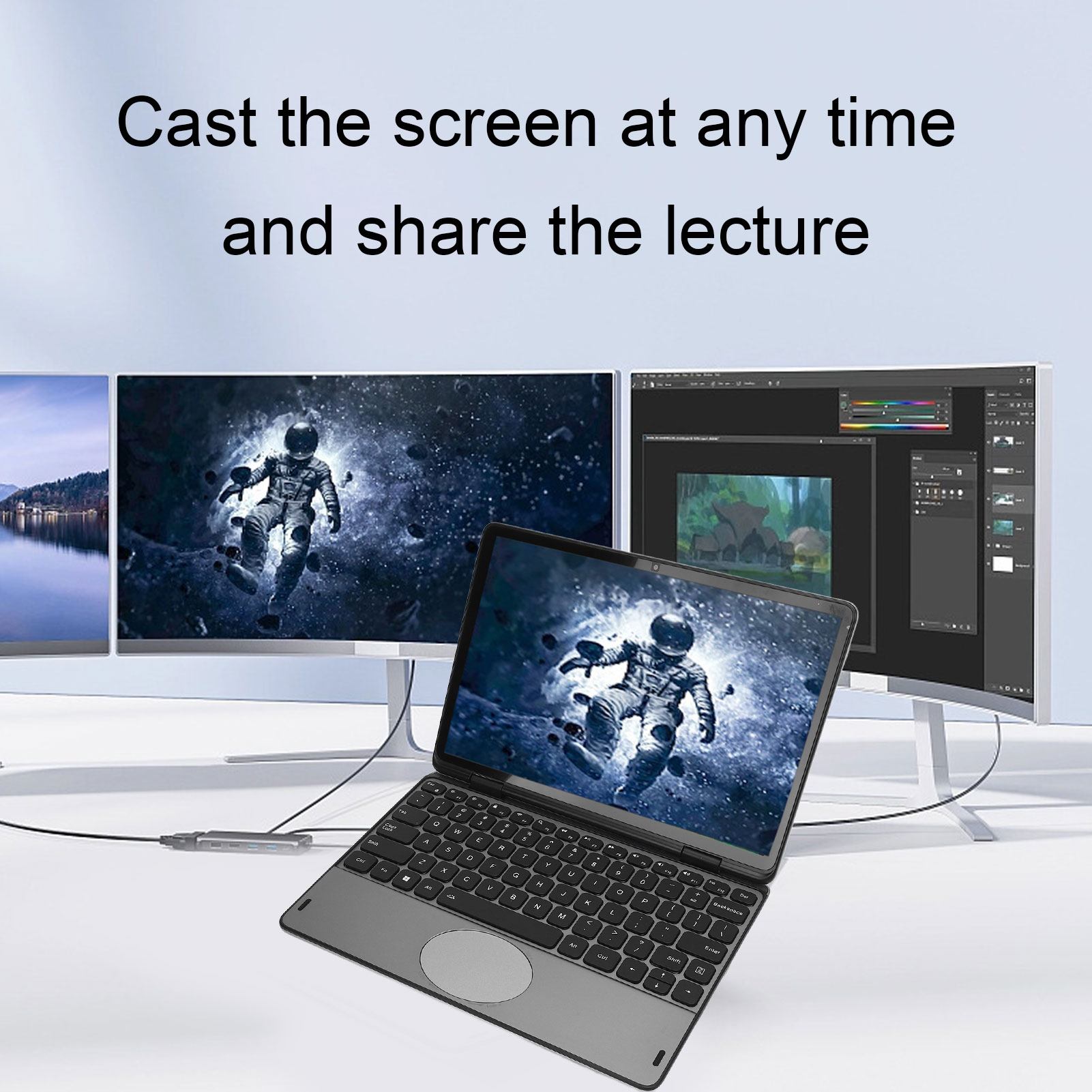 11 Inch Laptop 32G DDR4 512G M.2 SSD Convertible Laptop Computer With 360° Part - Picture 33 of 36