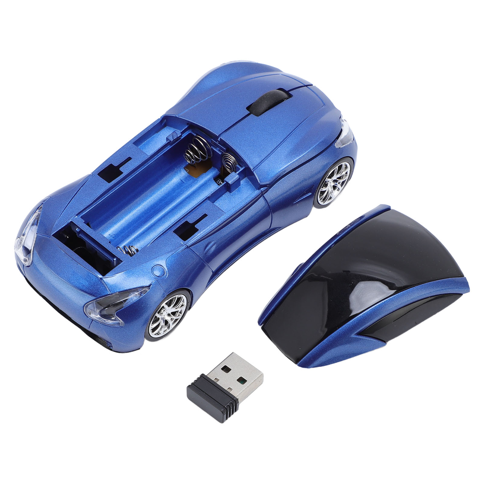 Sport Car Shaped Wireless Mouse Cool Ergonomic 1600DPI 2.4 GHz Optical Comp - Picture 28 of 28