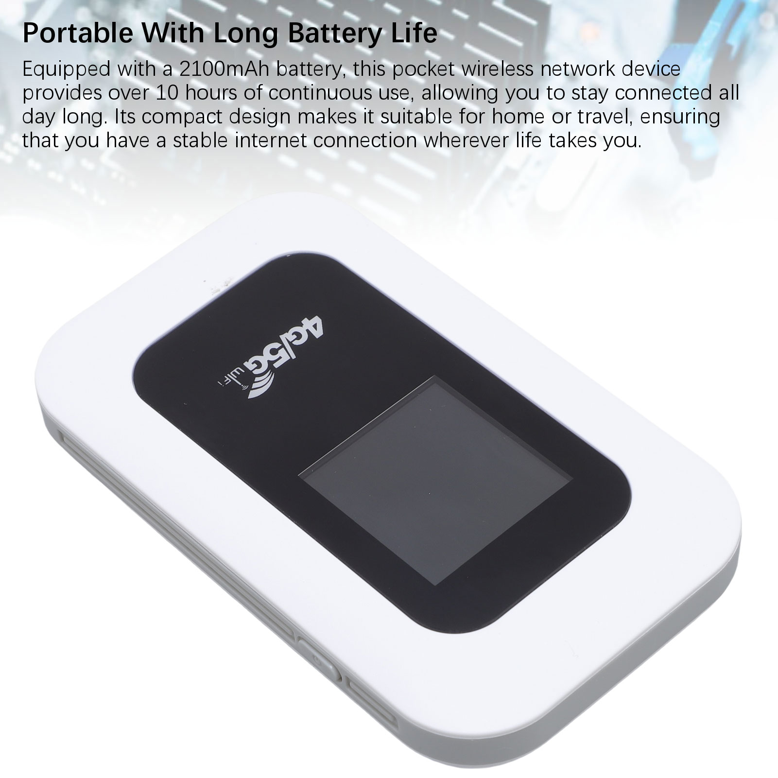 4G Pocket WiFi Hotspot Device With 300Mbps High Speed For Travel