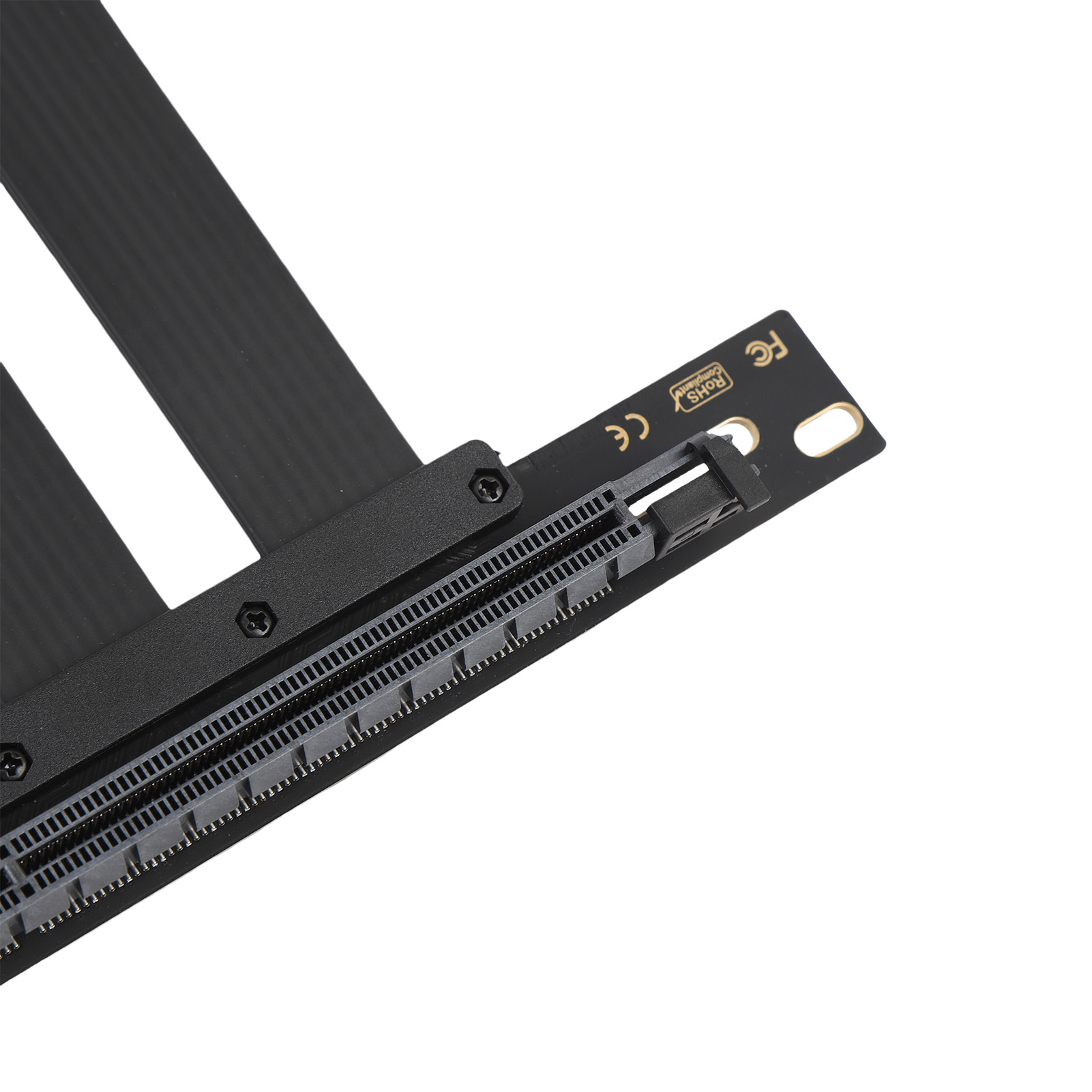 PCI E 4.0 X16 High Speed Extension Card Port GPU Extender Riser Cable 90 De KUI - Bild 34 von 45