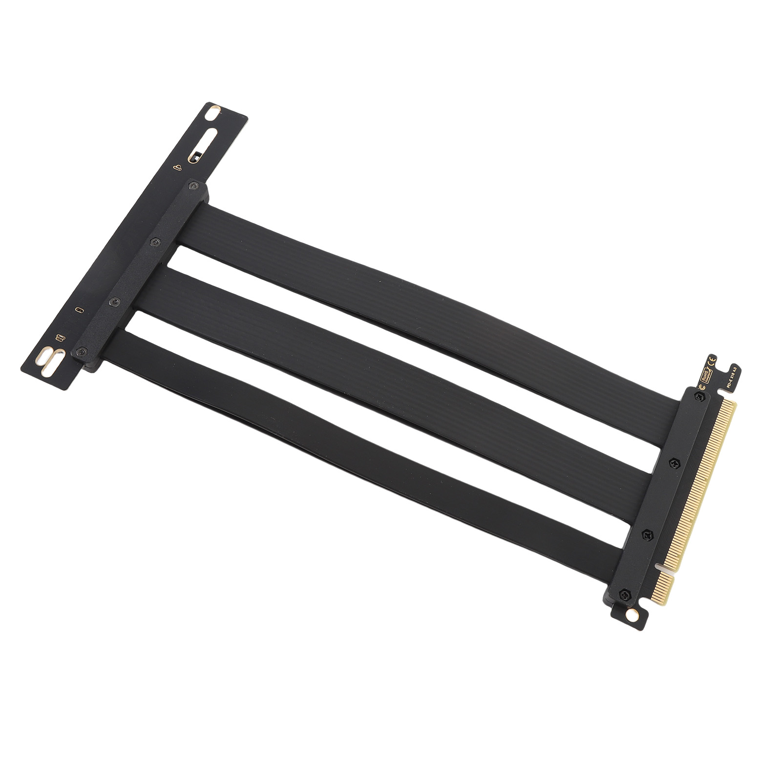 PCI E 4.0 X16 High Speed Extension Card Port GPU Extender Riser Cable 90 De KUI - Bild 31 von 45