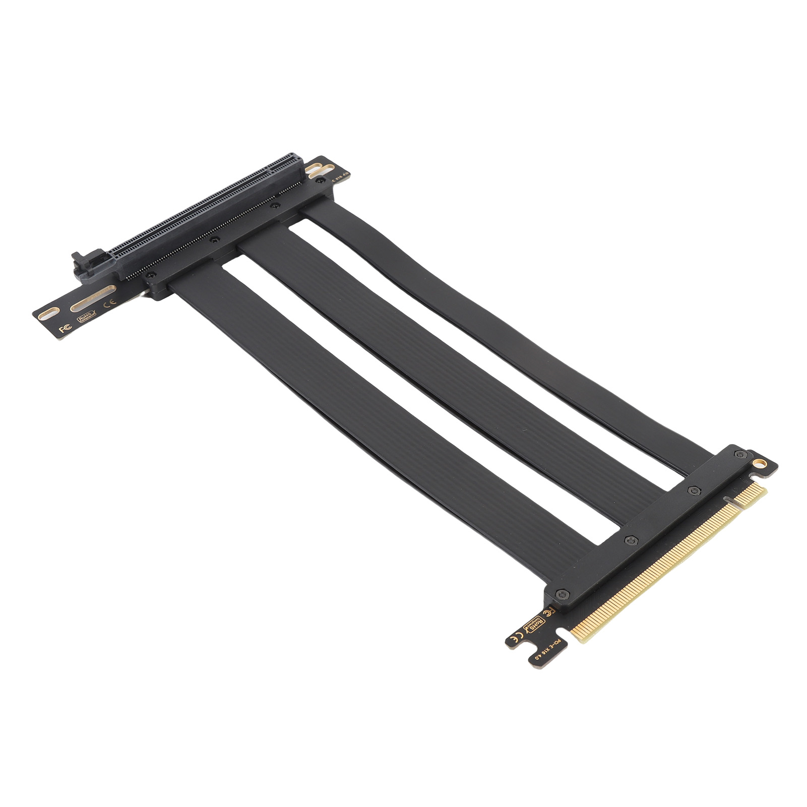 PCI E 4.0 X16 High Speed Extension Card Port GPU Extender Riser Cable 90 De KUI - Bild 38 von 45