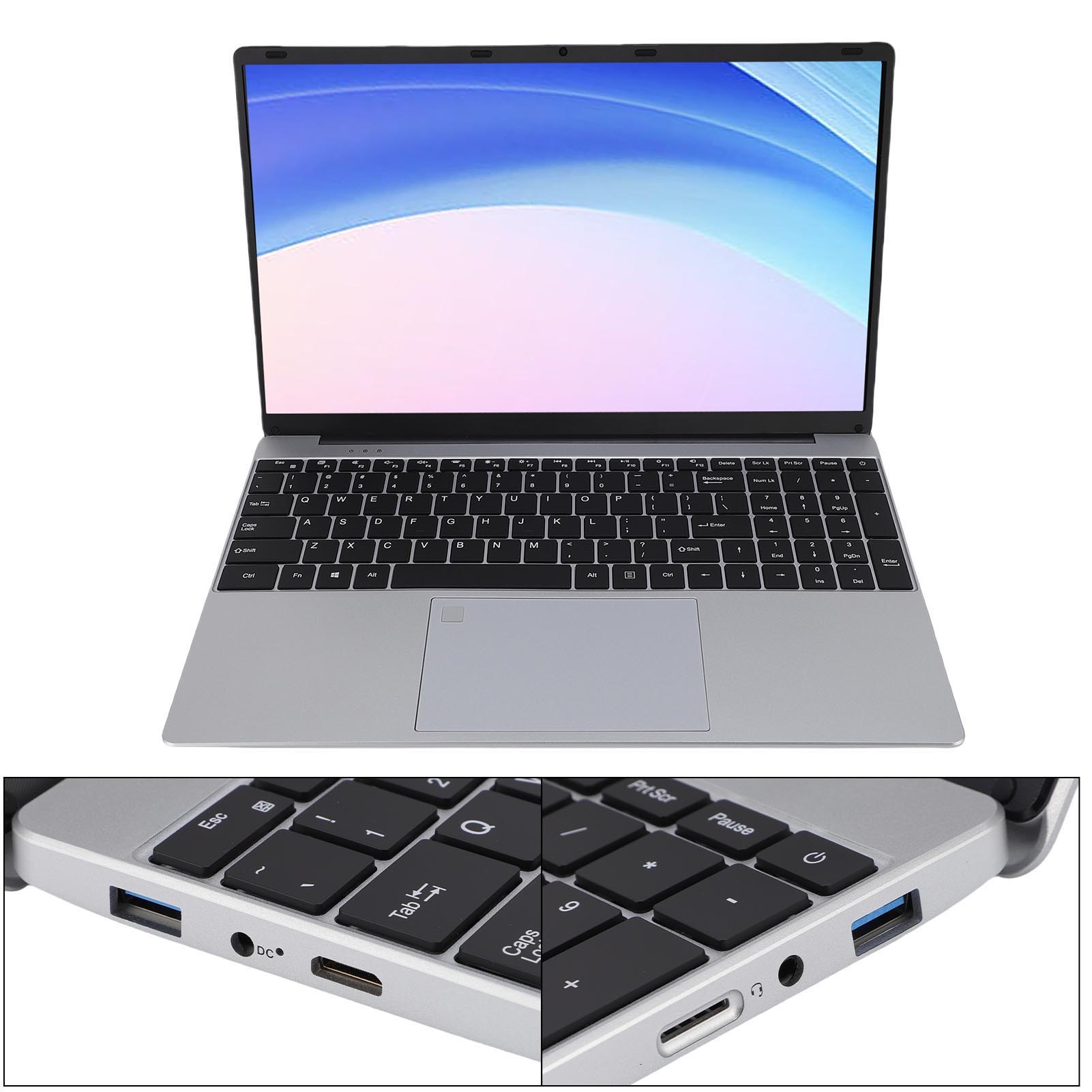 15.6 Inch Laptop Computer Quad Core CPU 16GB Laptop PC With Fingerprint Unlock - Picture 31 of 48