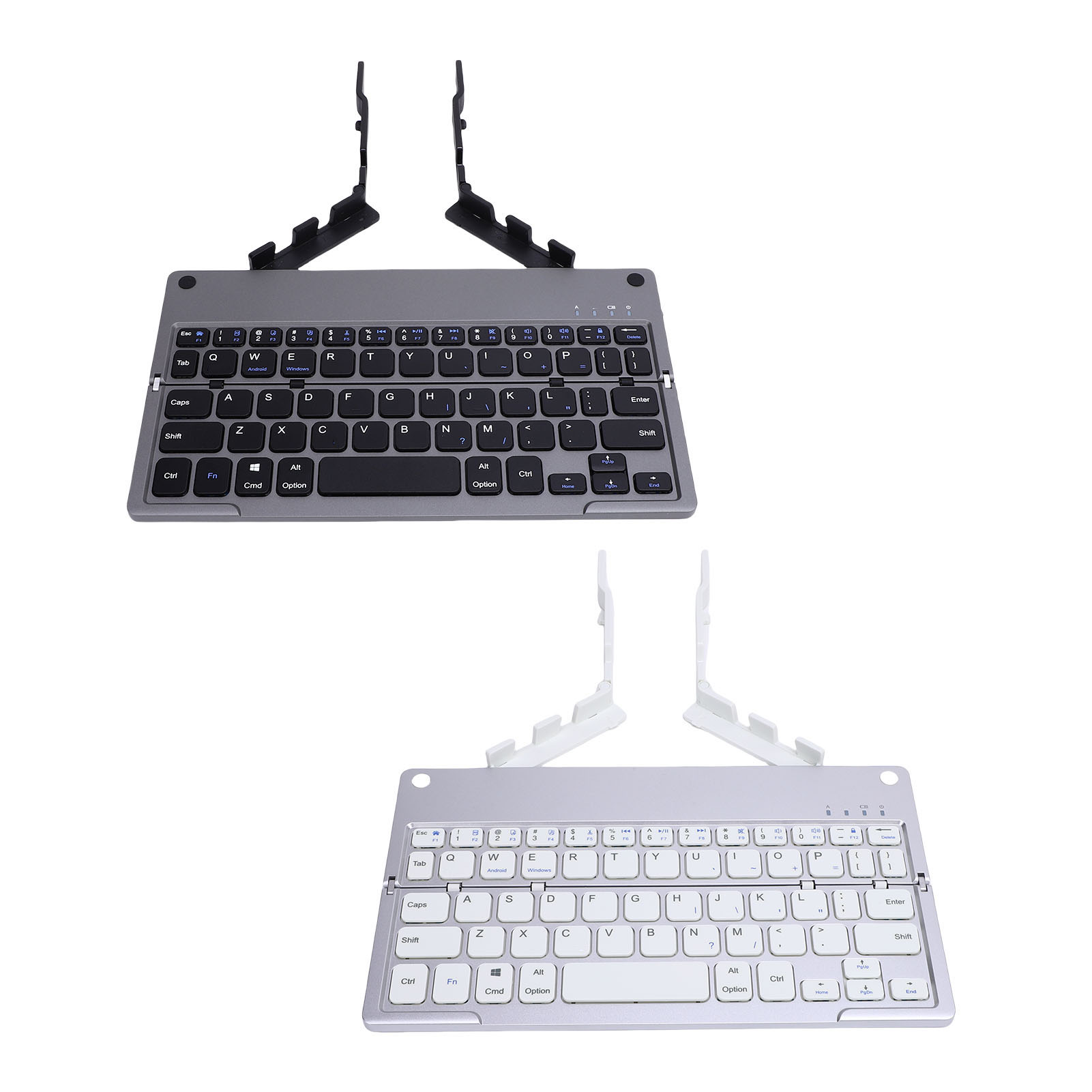 Foldable Keyboard With Phone Stand Small Quiet Folding Portable Lightweight AM - Picture 25 of 30