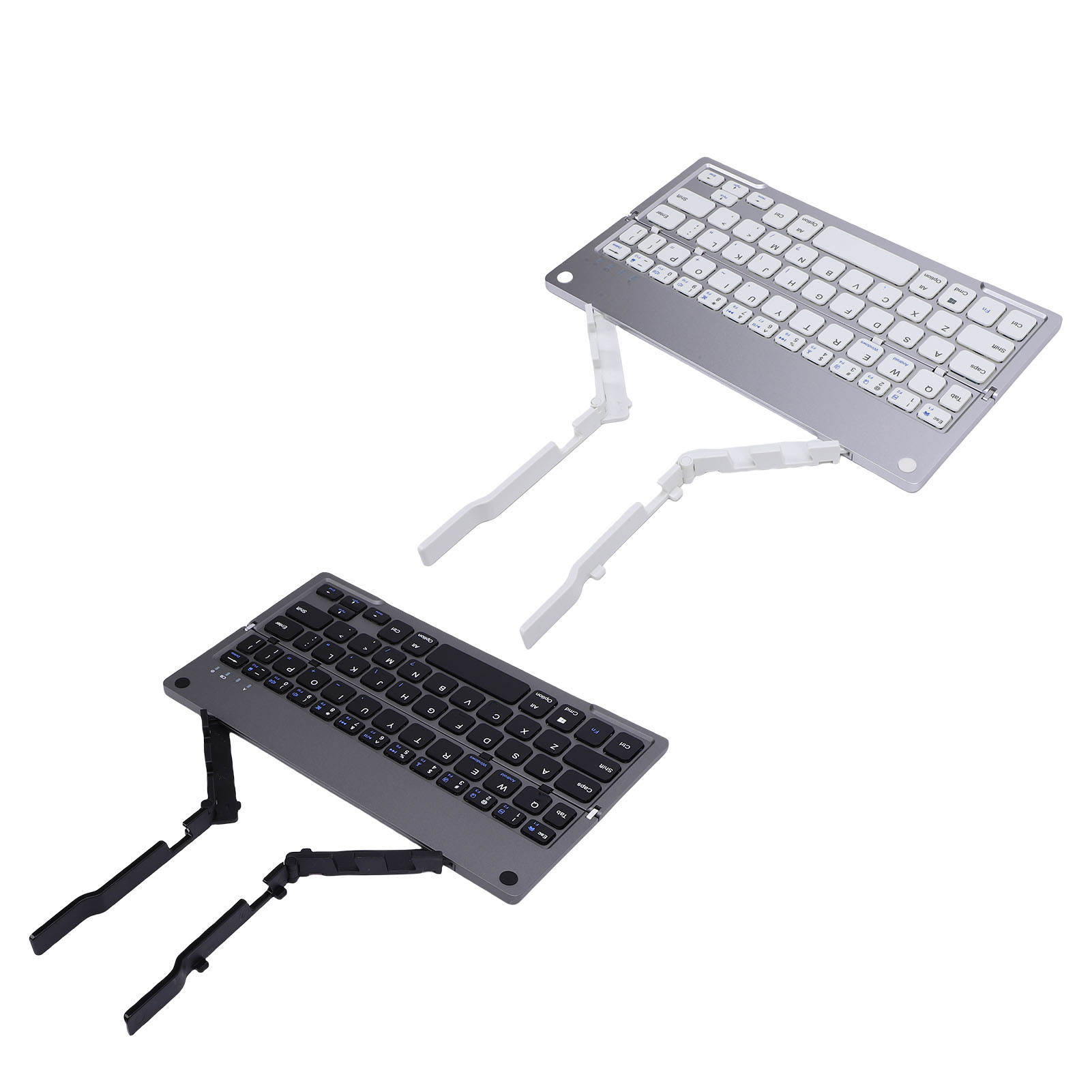 Foldable Keyboard With Phone Stand Small Quiet Folding Portable Lightweight AM - Picture 27 of 30