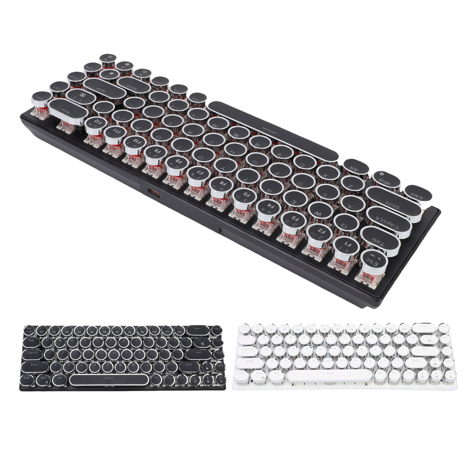 Wired Gaming Keyboard TW1870 68 Keys RGB Colorful LED Backlight Portable Co AM - Picture 25 of 33
