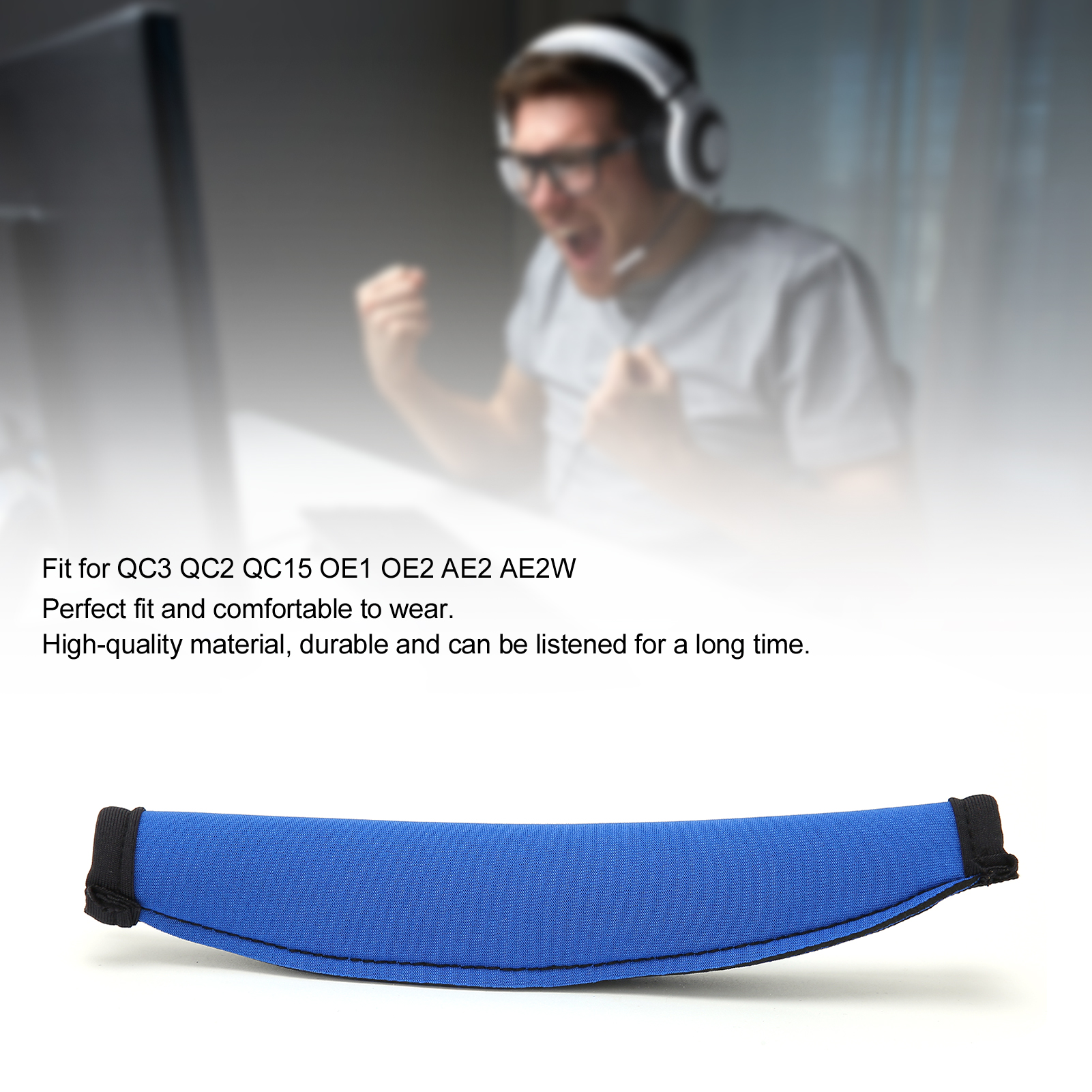 Replacement Headband Cushion DIY Fit For QC3 QC2 QC15 OE1 OE2 AE2 AE2W Headph FY - Afbeelding 29 van 31