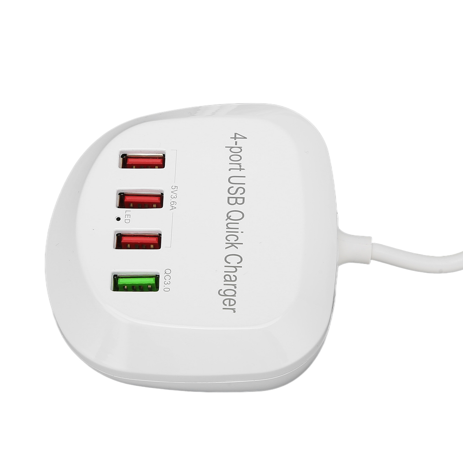 4 Ports USB Charger Station 36W QC3.0 Fast Charger For Mobile Phone Tablet 1 SG5 - Zdjęcie 28 z 31