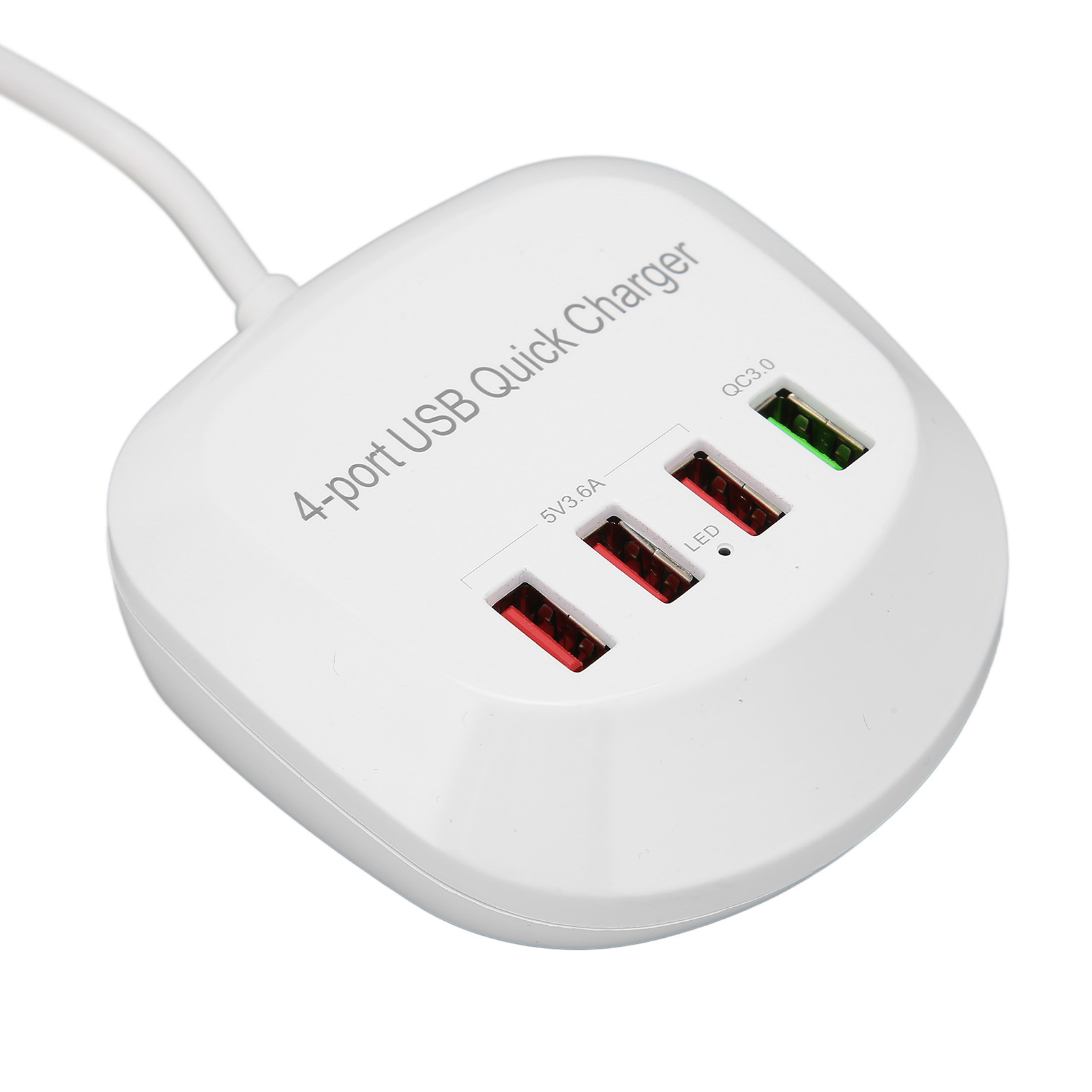 4 Ports USB Charger Station 36W QC3.0 Fast Charger For Mobile Phone Tablet 1 SG5 - Zdjęcie 23 z 31