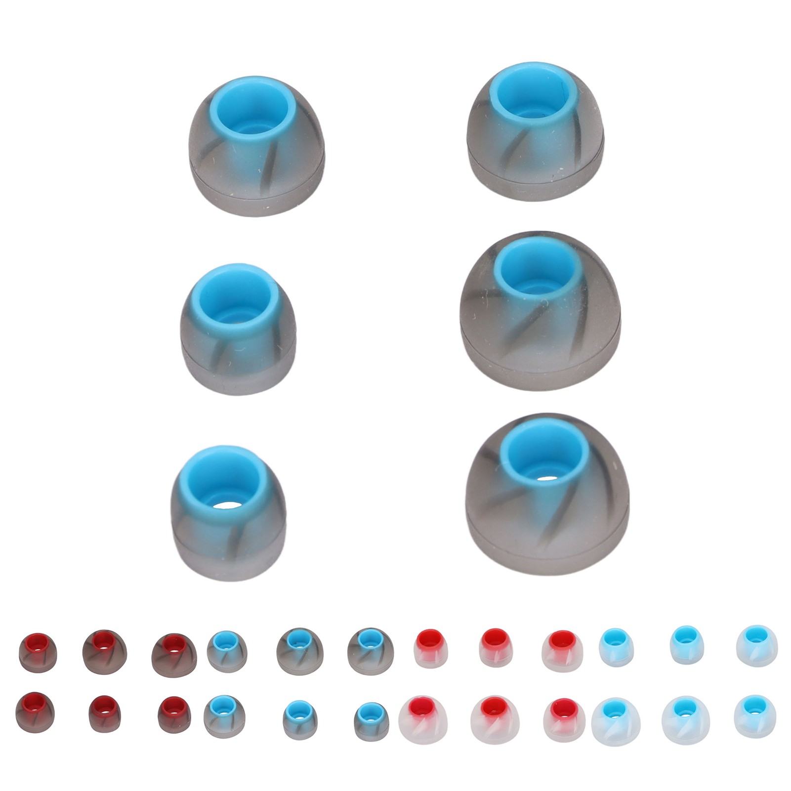 6pcs Earphone Eartips Silicone Soft Noise Isolation 3 Sizes Replacement Earp ZZ1 - Picture 22 of 24