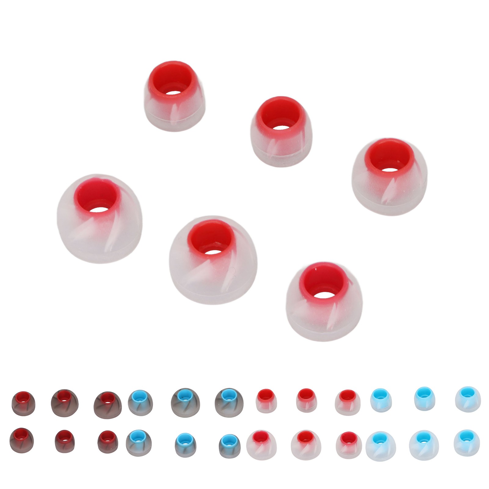 6pcs Earphone Eartips Silicone Soft Noise Isolation 3 Sizes Replacement Earp ZZ1 - Picture 16 of 24