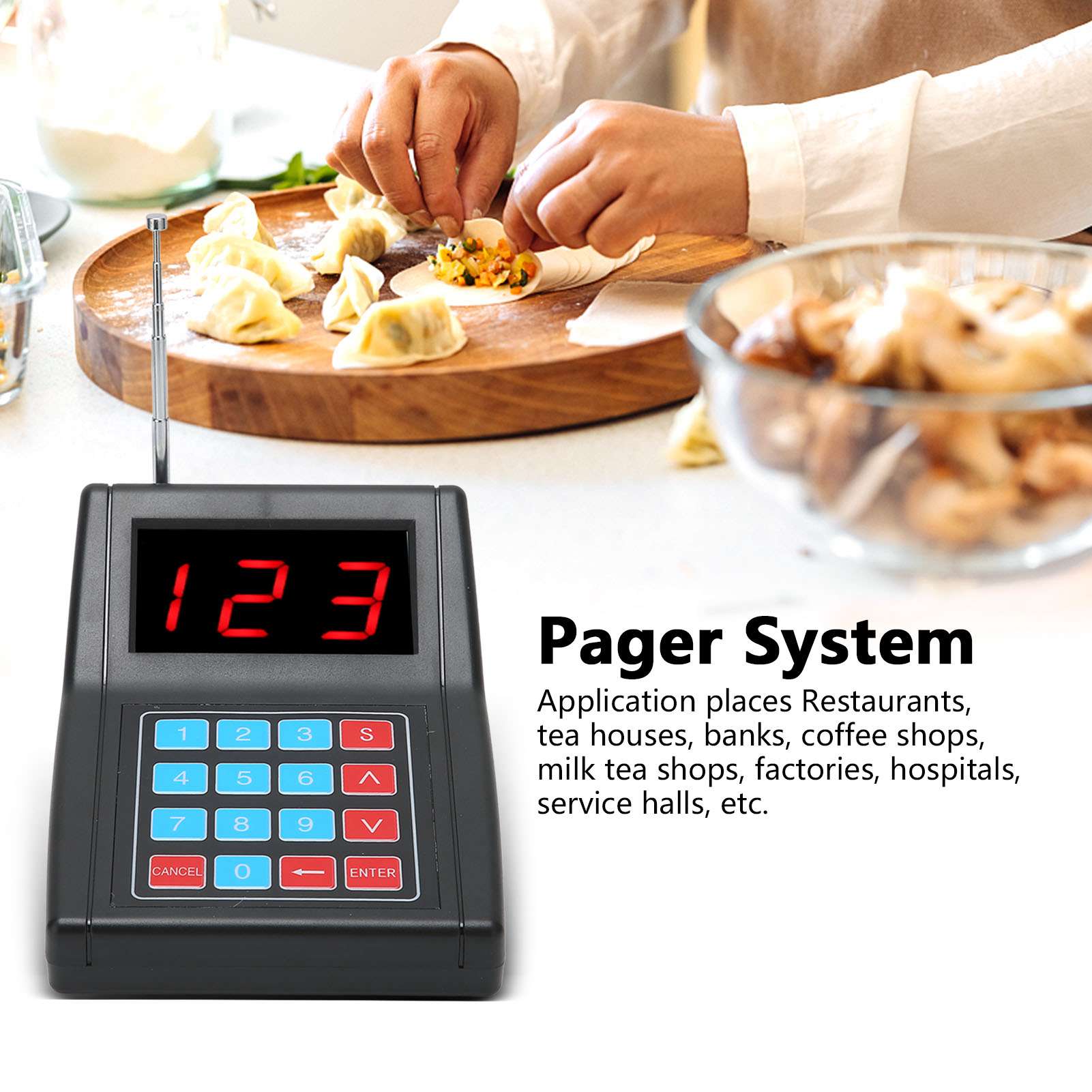 Pager System For SU‑668 SU‑669 SU‑680 SU‑668S SU‑669S Restaurant Pager Syste ZZ1 - Zdjęcie 22 z 24