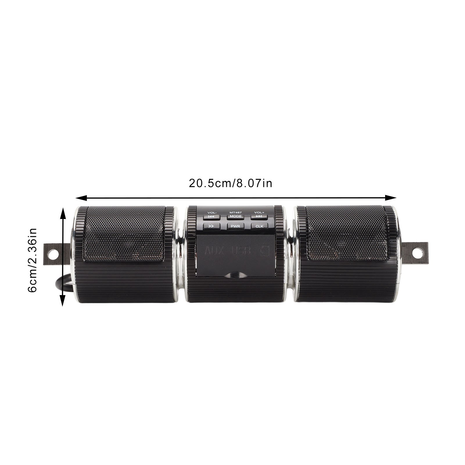 Motorcycle BT Speaker Wireless IP54 Waterproof DC12V Handlebar Mounted Audio FY - Afbeelding 25 van 30
