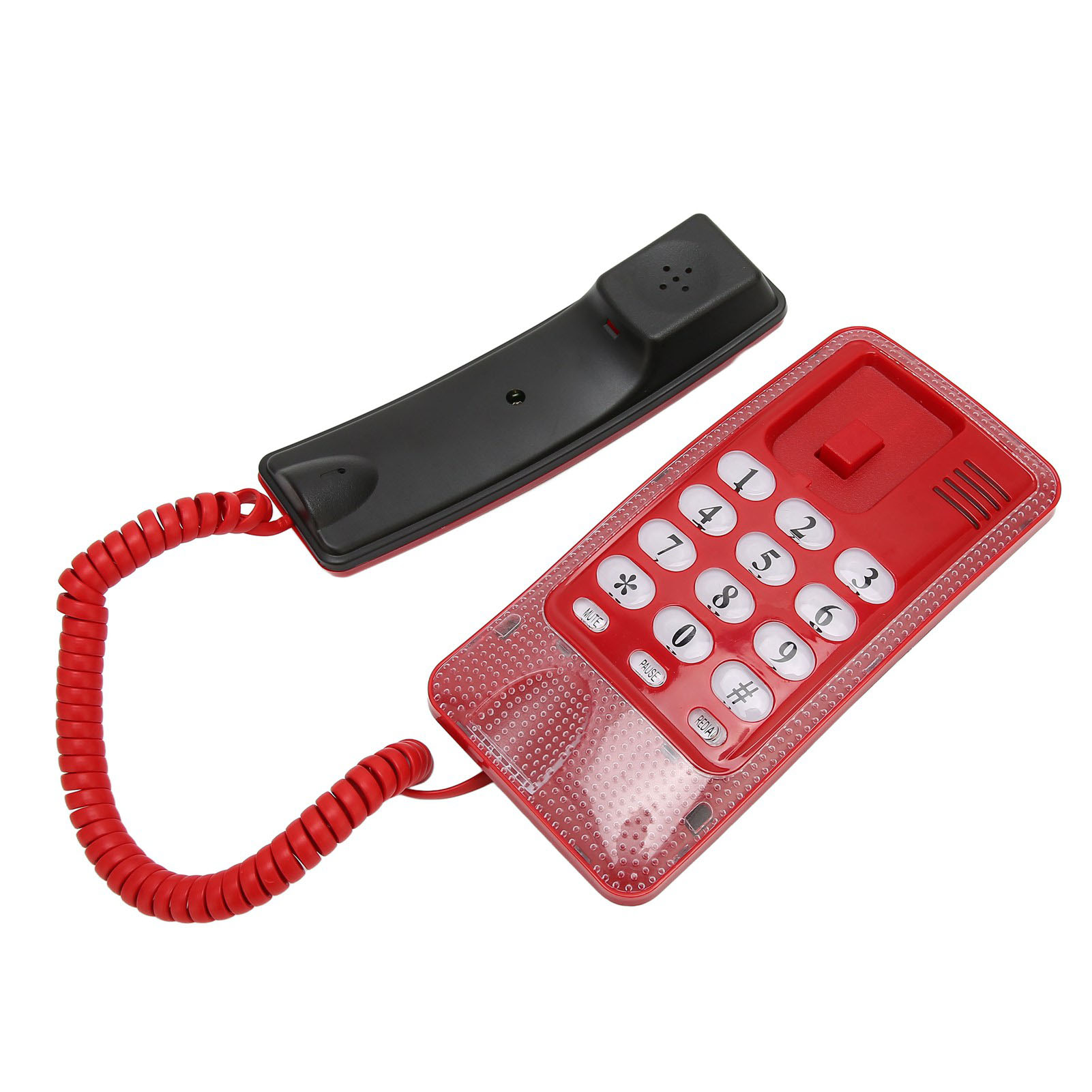 Wall Mounted Wired Telephone Rebroadcast Waterproof Dustproof Retro Wall Phon CB - Afbeelding 26 van 33
