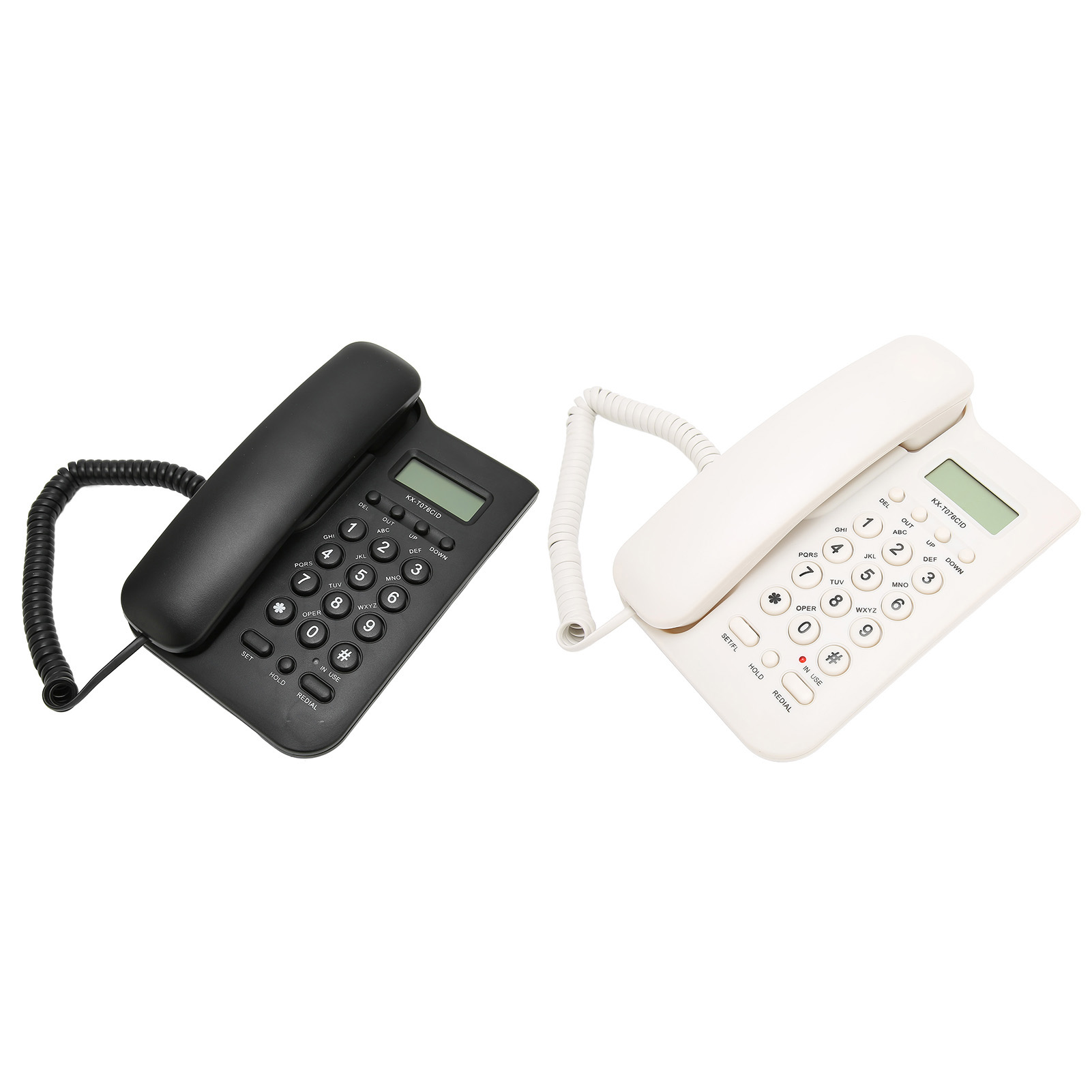 Desk Phone Caller ID Wall Mount Minimalist Corded House Phone For Home Hotel SAL - Zdjęcie 27 z 28