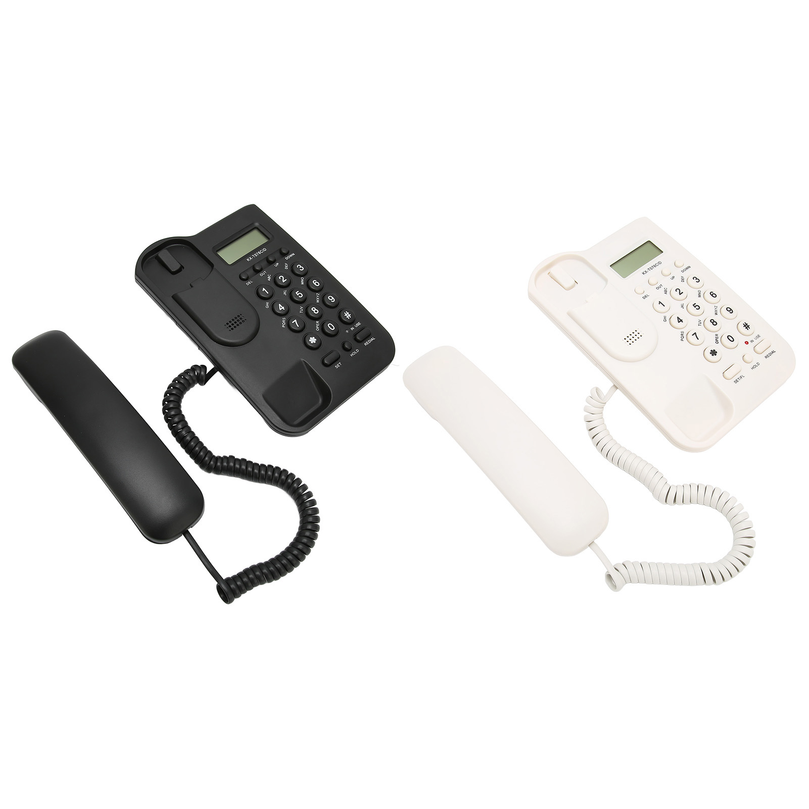 Biurko Telefon Identyfikator Uchwyt ścienny Minimalistyczny przewodowy telefon domowy do domu hotelu CB - Zdjęcie 24 z 28