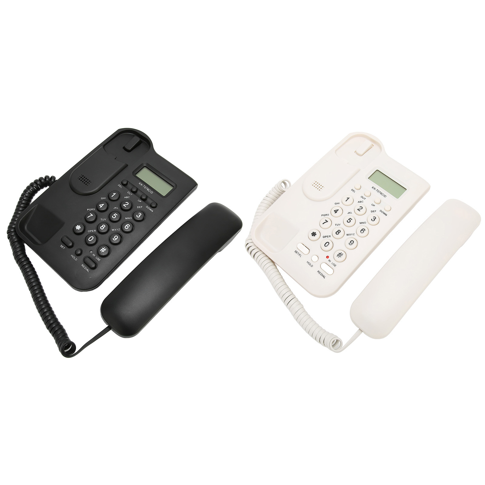 Biurko Telefon Identyfikator Uchwyt ścienny Minimalistyczny przewodowy telefon domowy do domu hotelu CB - Zdjęcie 23 z 28