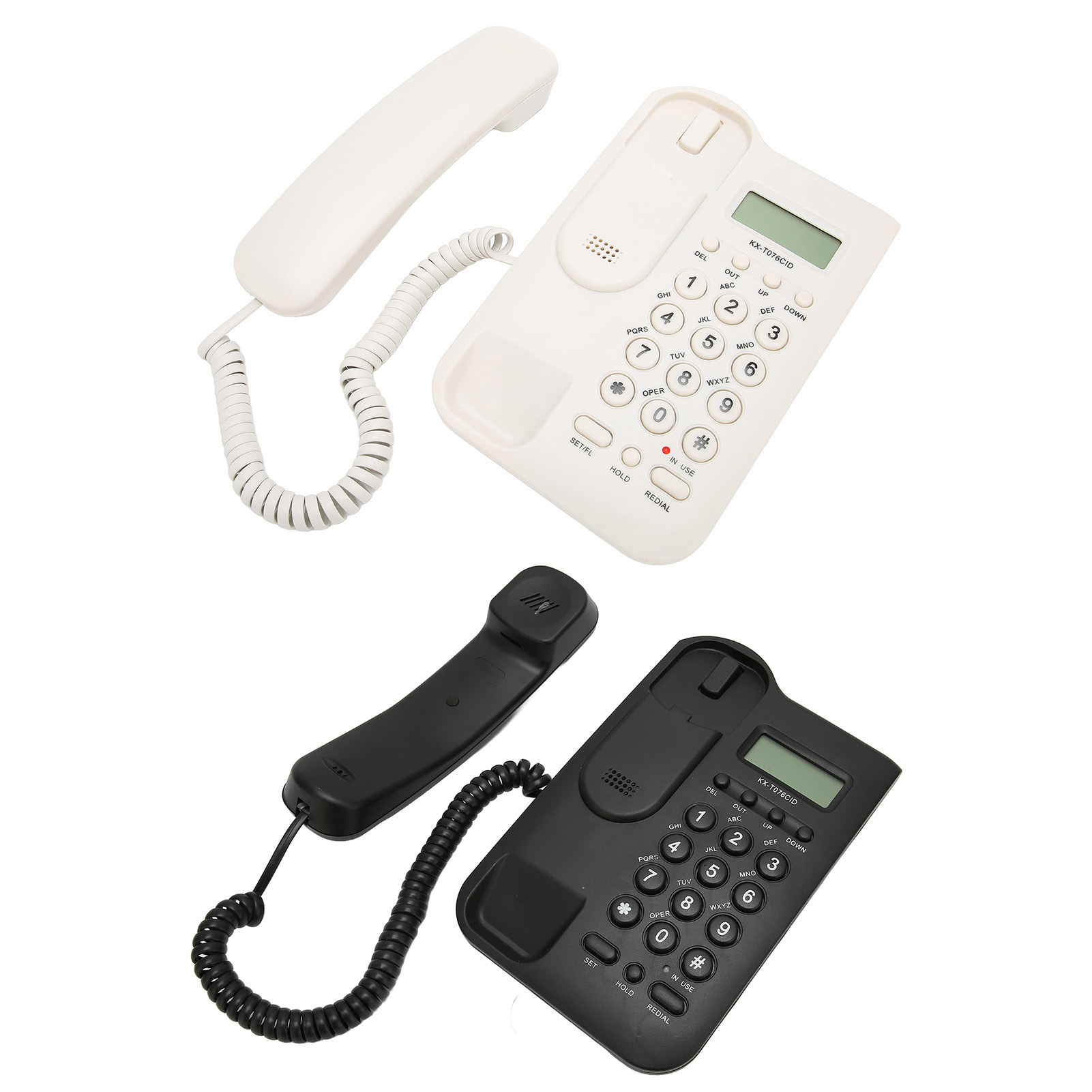 Biurko Telefon Identyfikator Uchwyt ścienny Minimalistyczny przewodowy telefon domowy do domu hotelu CB - Zdjęcie 28 z 28