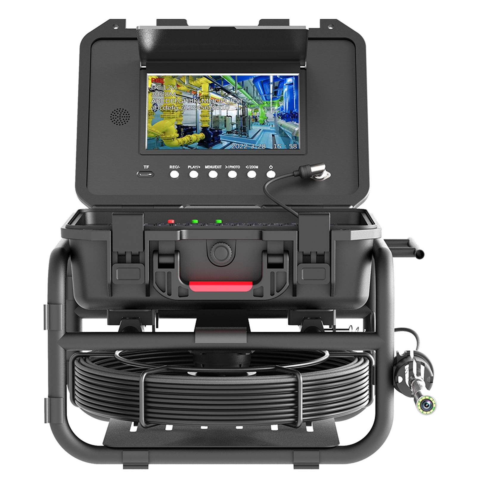 Sewer Camera With Locator 1080P Video Recording 9in IPS LCD Display 16GB El Hot - Picture 19 of 21