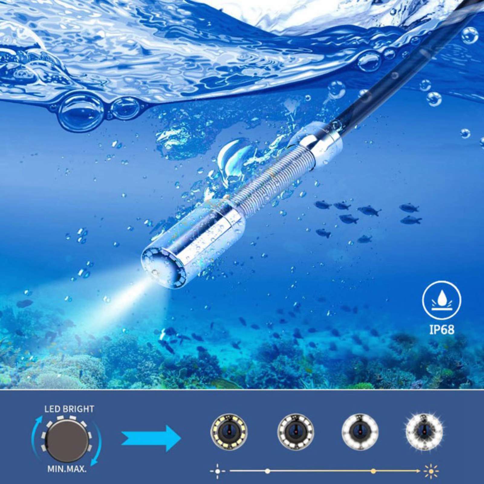 Sewer Camera With Locator 1080P Video Recording 9in IPS LCD Display 16GB El Hot - Picture 17 of 21