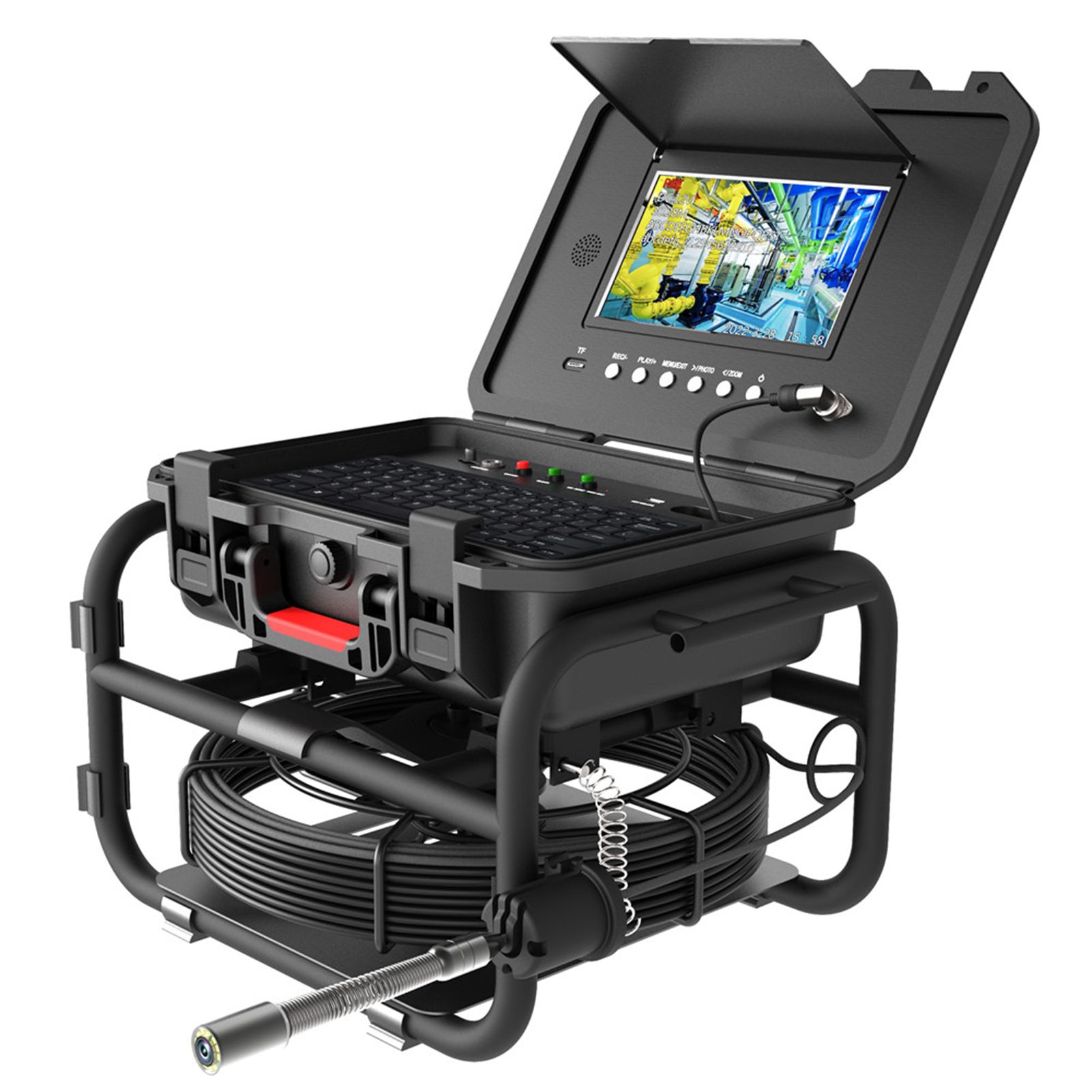 Sewer Camera With Locator 1080P Video Recording 9in IPS LCD Display 16GB El Hot - Picture 14 of 21