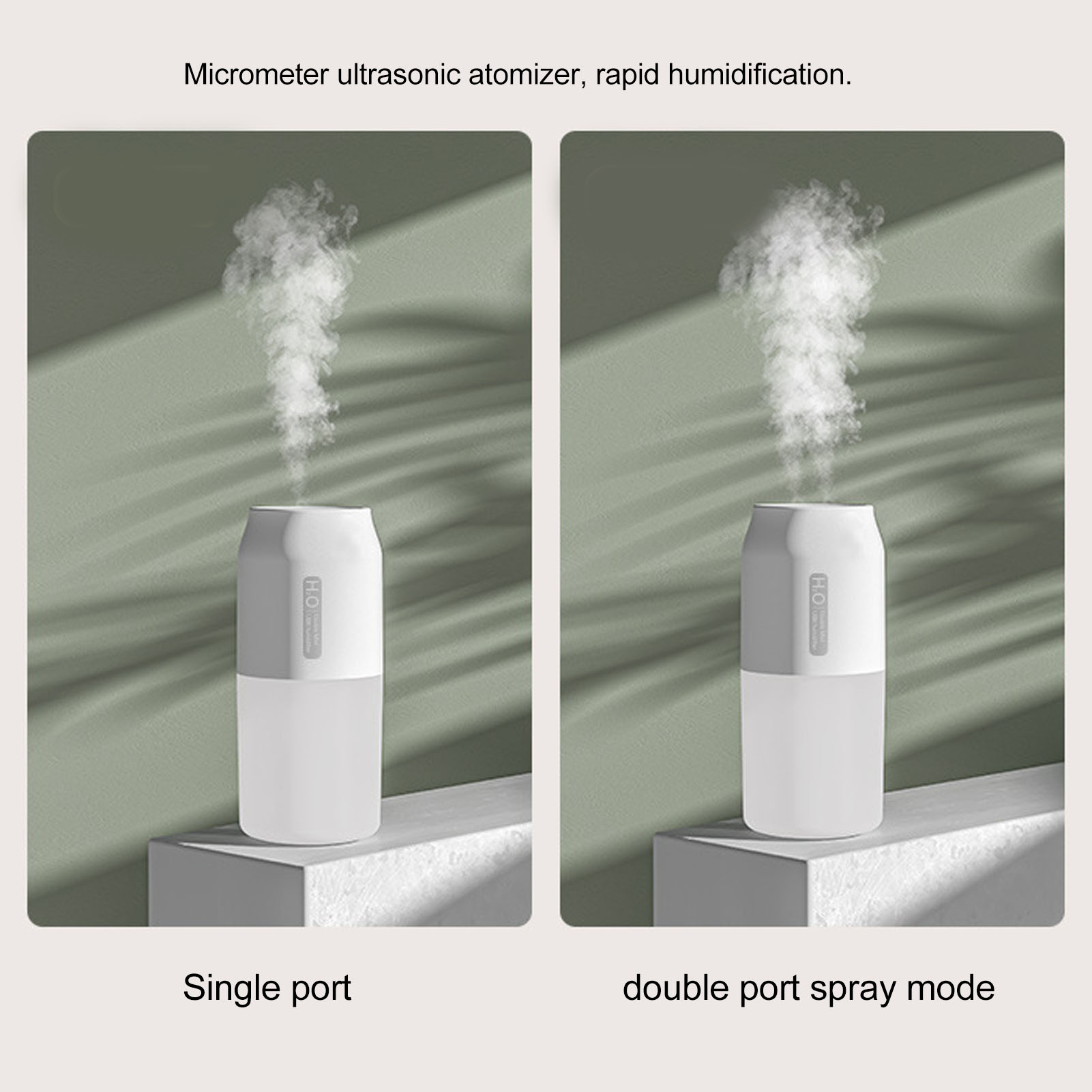 Mini Humidifier 280ml Two Spray Modes 10dB Low Noise Portable USB Humidifier FY - Bild 24 von 28