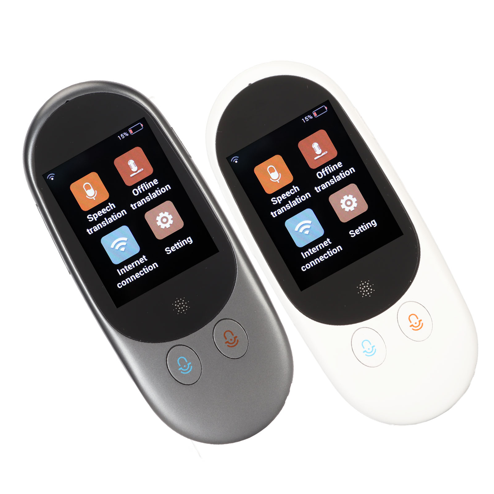 Language Translator Device 126 Different Languages 2.4in LCD Touch Screen Por FY - Afbeelding 29 van 29