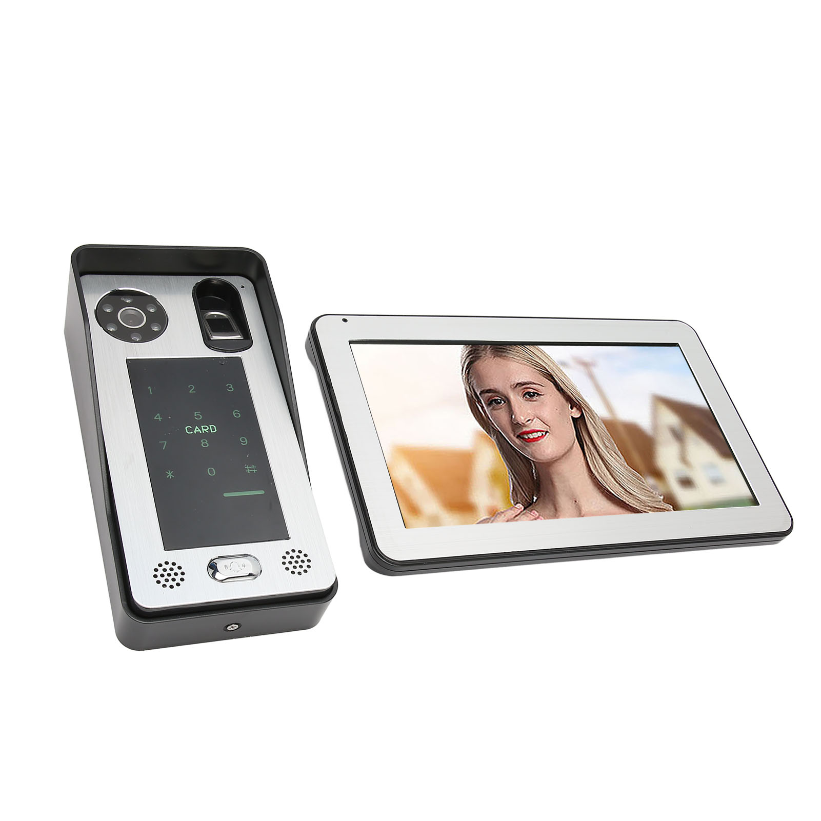 10 Inch WiFi Intercom Doorbells Fingerprint IC Card Video Door Access Contr HLF - Picture 18 of 18