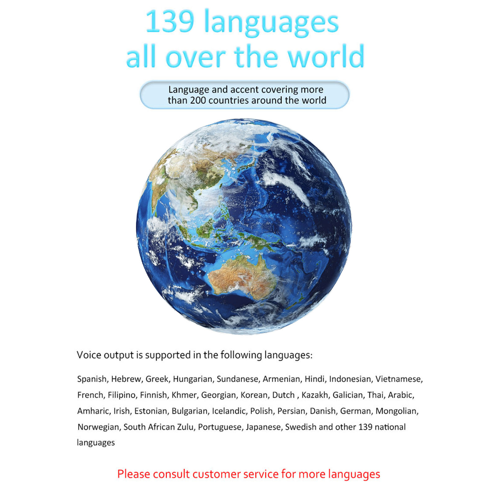 Language Translator WiFi 1GB 8GB 139 Online 57 Photo Offline Recording Langua FY - Afbeelding 27 van 30