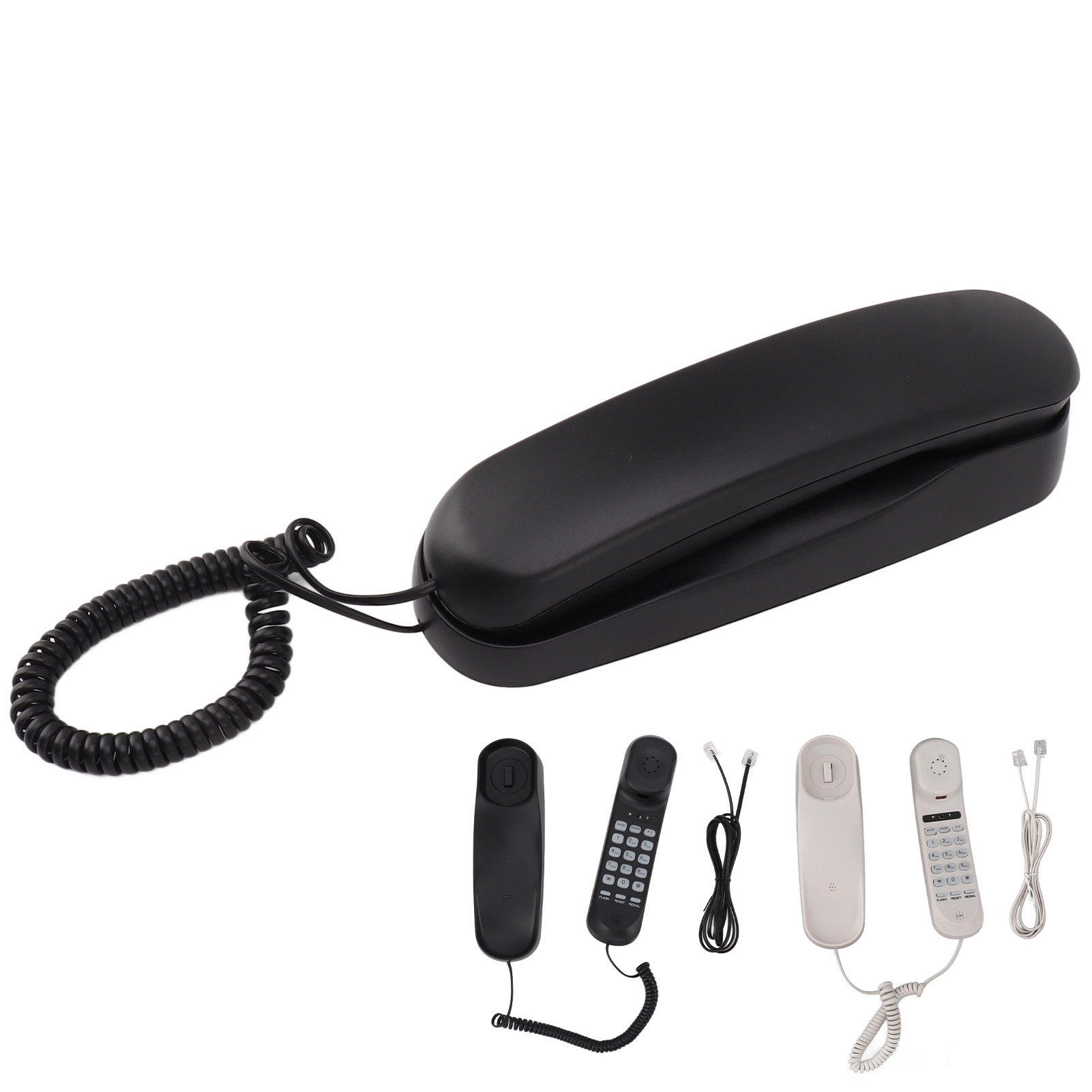 Corded Phone Multifunctional Clear Sound Adjustable Volume Wall Mountable Lan CB - Afbeelding 25 van 28