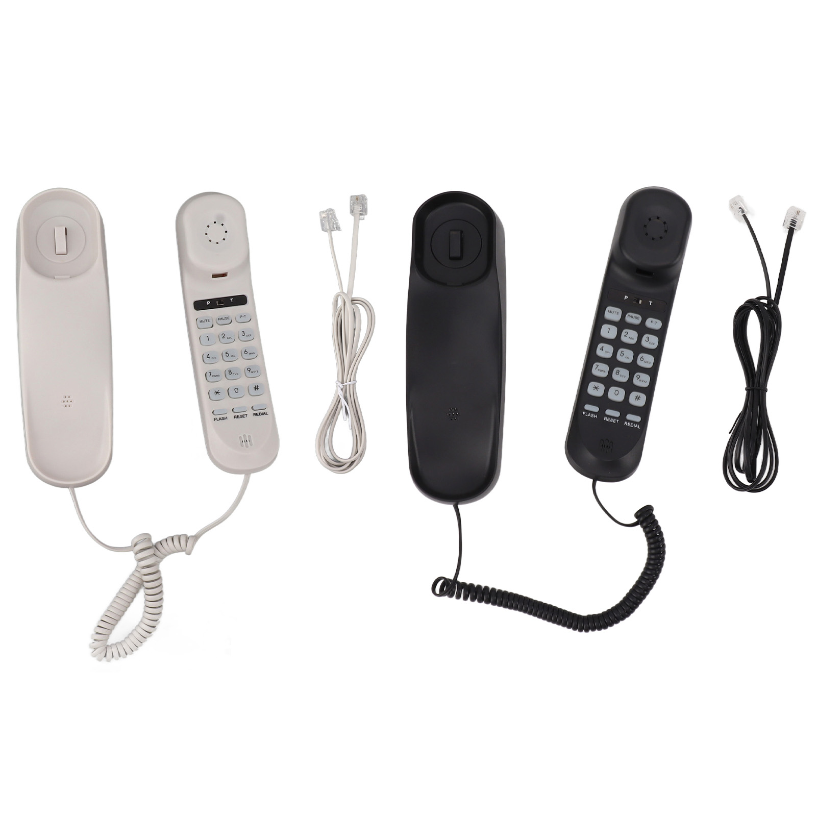 Corded Phone Multifunctional Clear Sound Adjustable Volume Wall Mountable Lan CB - Afbeelding 28 van 28